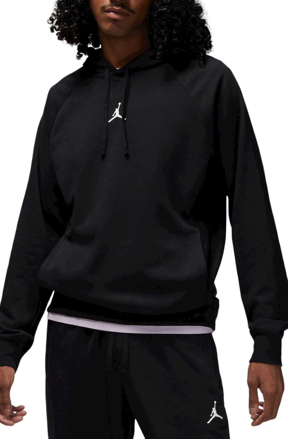 nike air jordan Clothing jumpman classic lightweight fleece hoodie black red