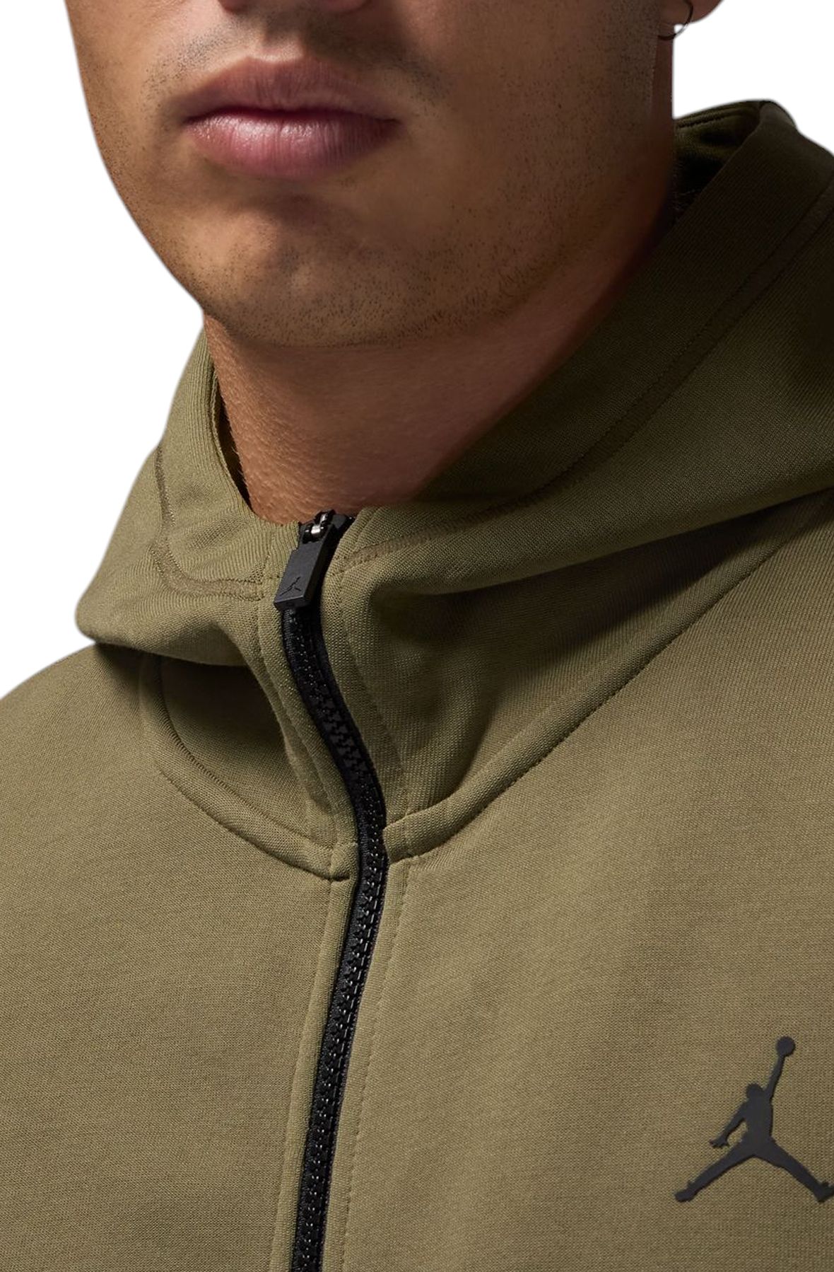 JORDAN Sport Hood Fleece Full-Zip Hoodie FV8602 222 - Shiekh