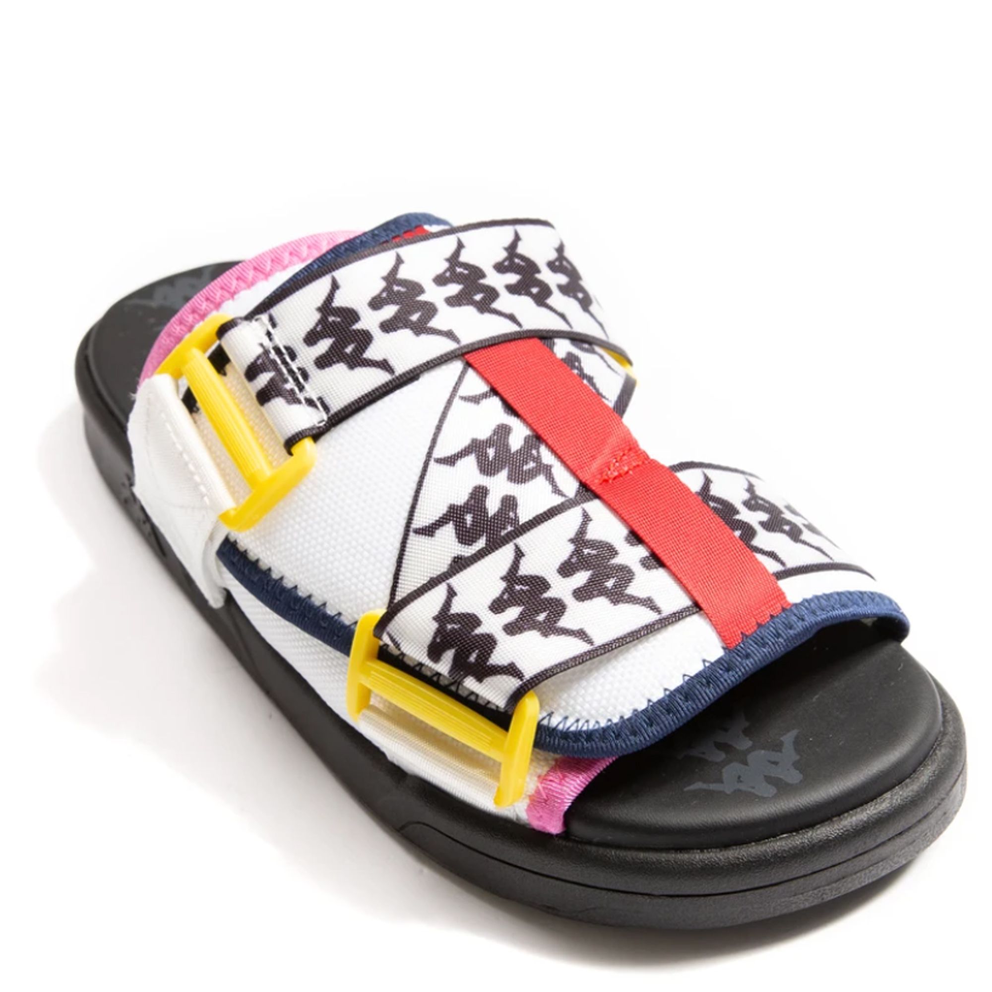 Kappa 222 Banda Mitel 1 Sandals White Off-White Unisex Slides 304KUQ0 Size 12 Kappa 222 Banda Mitel 1 Slides Grade-School – DTLR main image 4