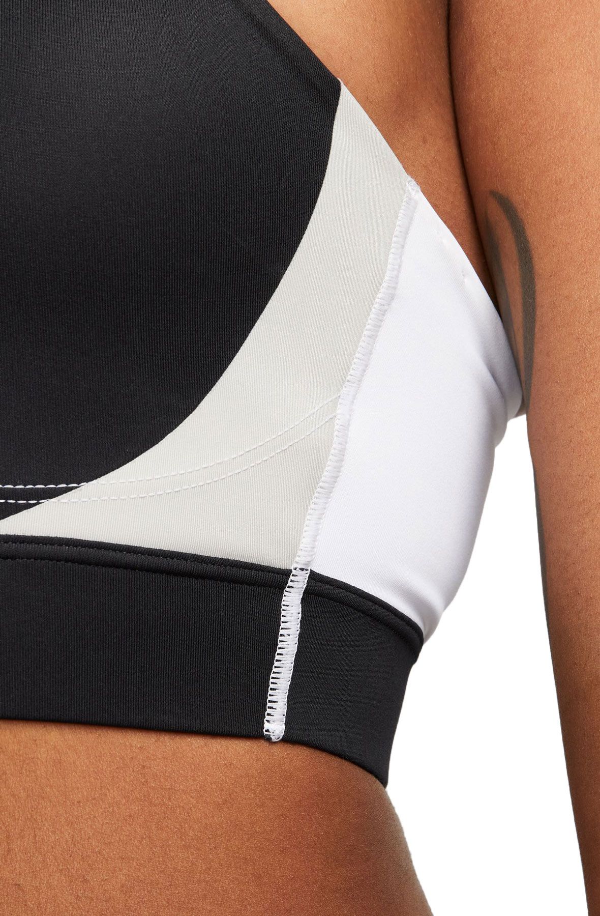 Nike, Intimates & Sleepwear, Nike Air Max Motif Womens Cutout Sports Bra  Black White Dm63010 New Multi Sz