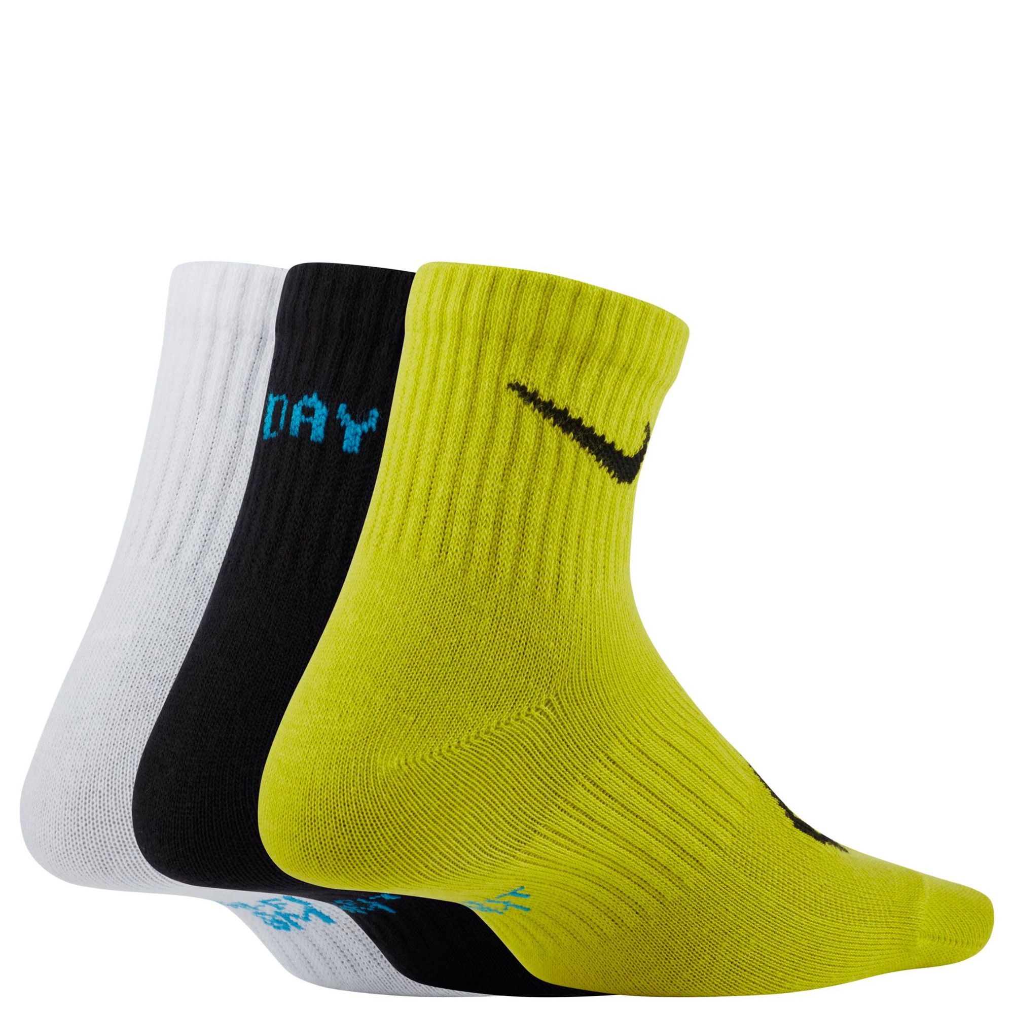 NIKE Kids' 3-Pack Everyday Lightweight Ankle Socks CU8129 904 - Shiekh