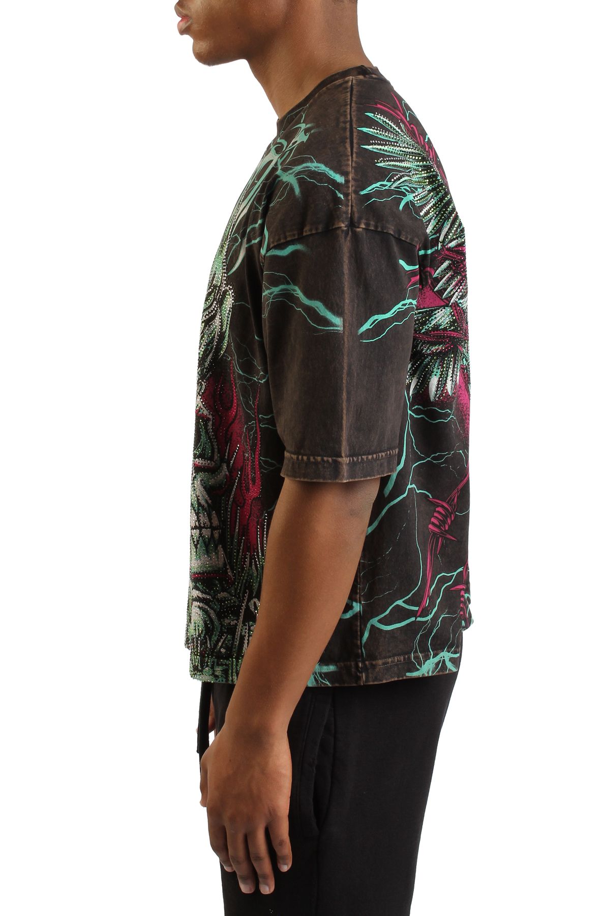 AFFLICTION Ghost T-Shirt A30853-BBLV - Shiekh