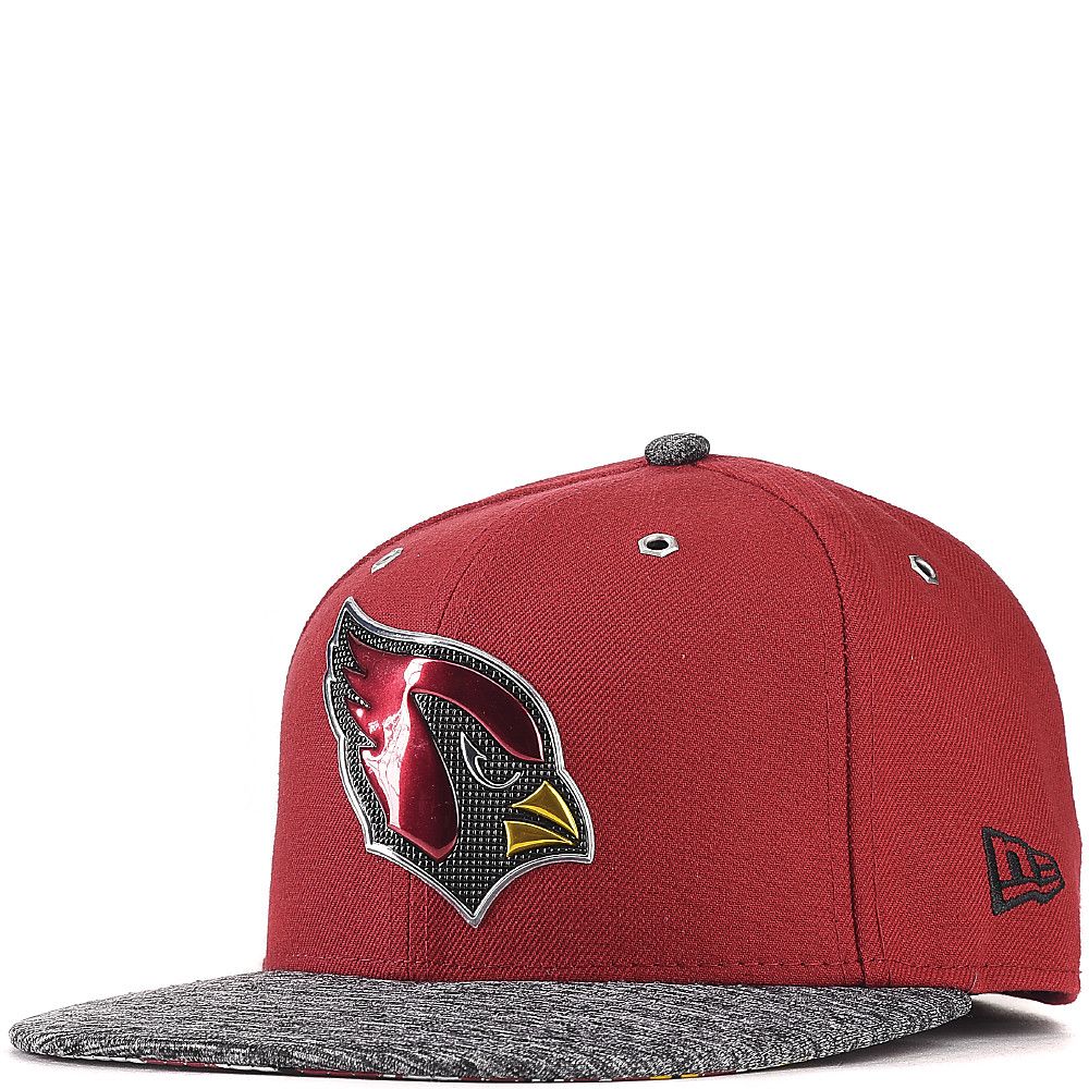 Arizona Cardinals Fitted Hat DARK RED/GREY