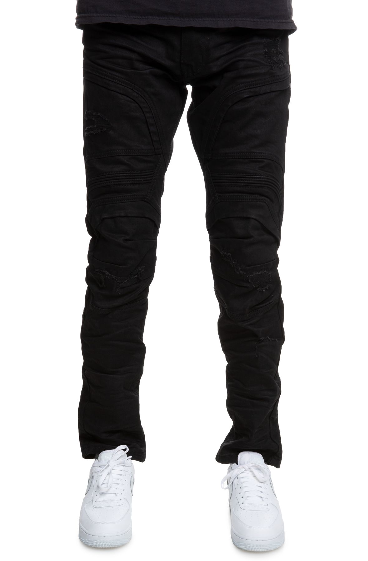 SMOKE RISE Engineered Jeans JP20143-JETBK - Shiekh