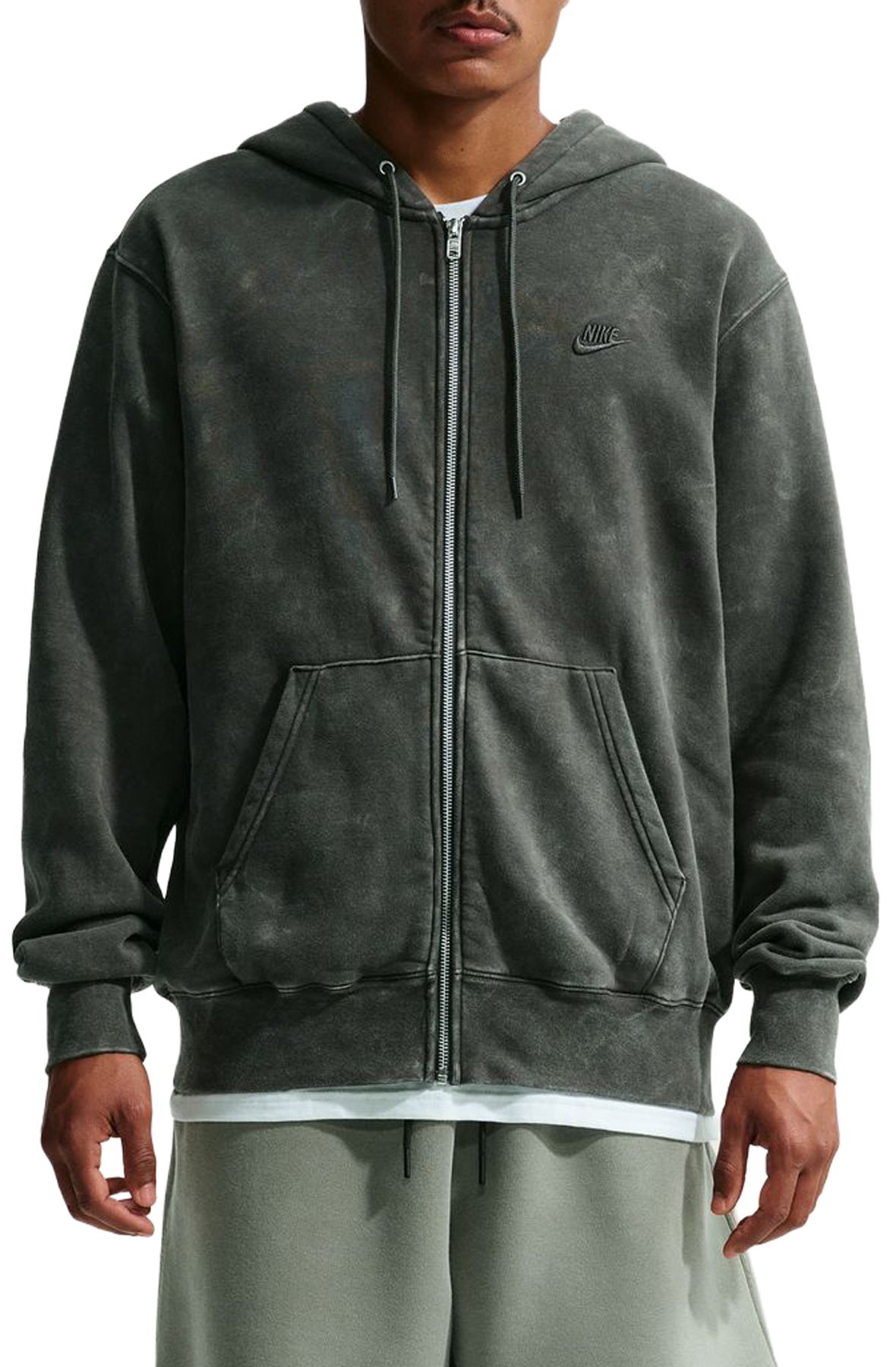 ジョン NIKE Club Full-Zip Fleece Hoodie IQ6422 060 - Shiekh