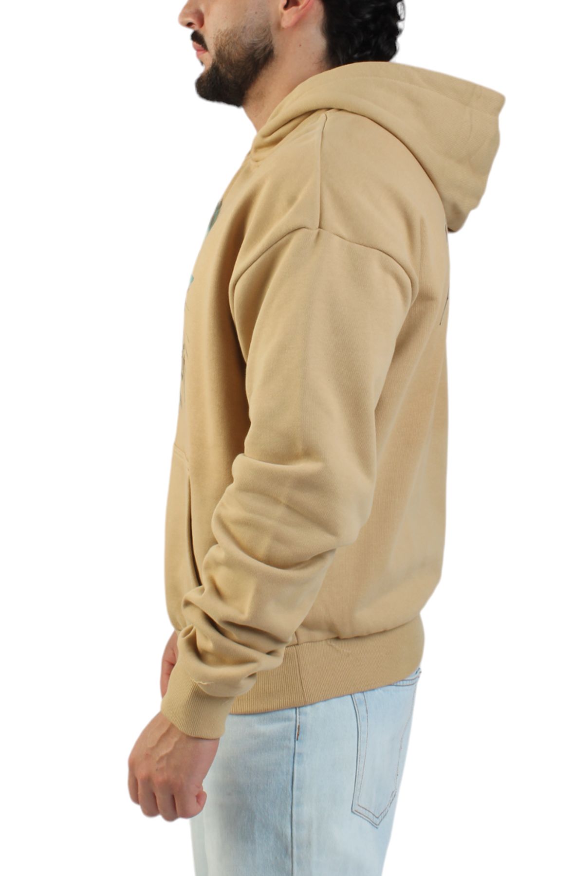 SAINT V2 HOODIE MJG11789US-BEIGE