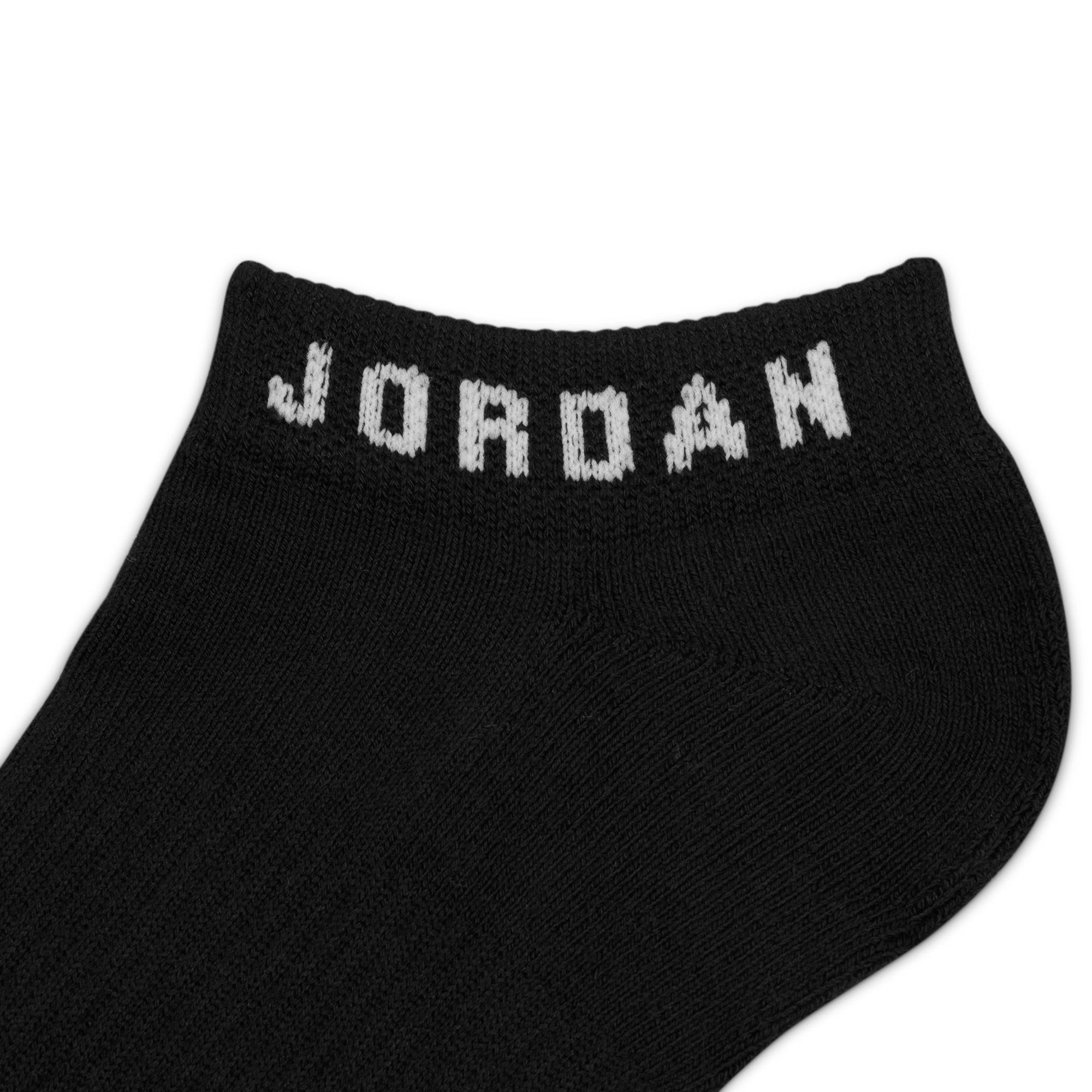 JORDAN Everyday No-Show Socks (3 Pairs) DX9656 010 - Shiekh