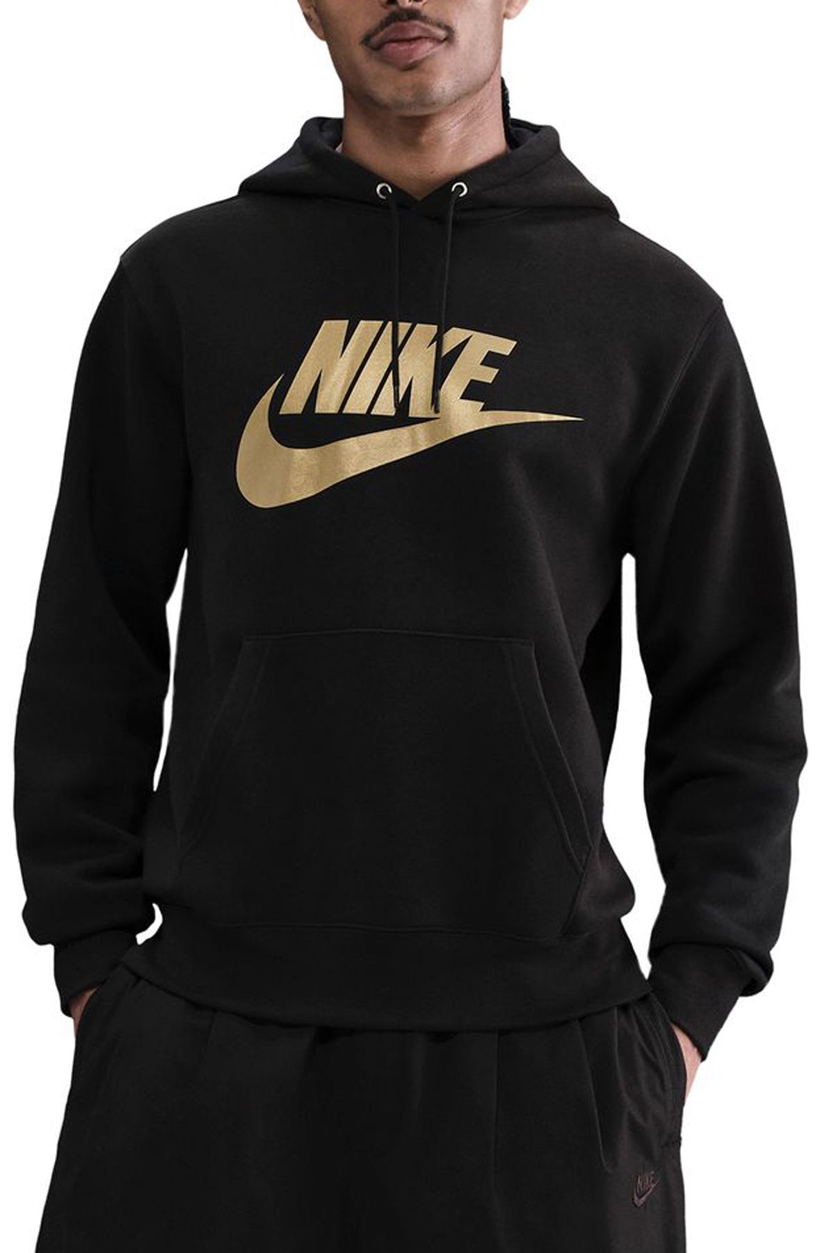 black and gold nike sweater