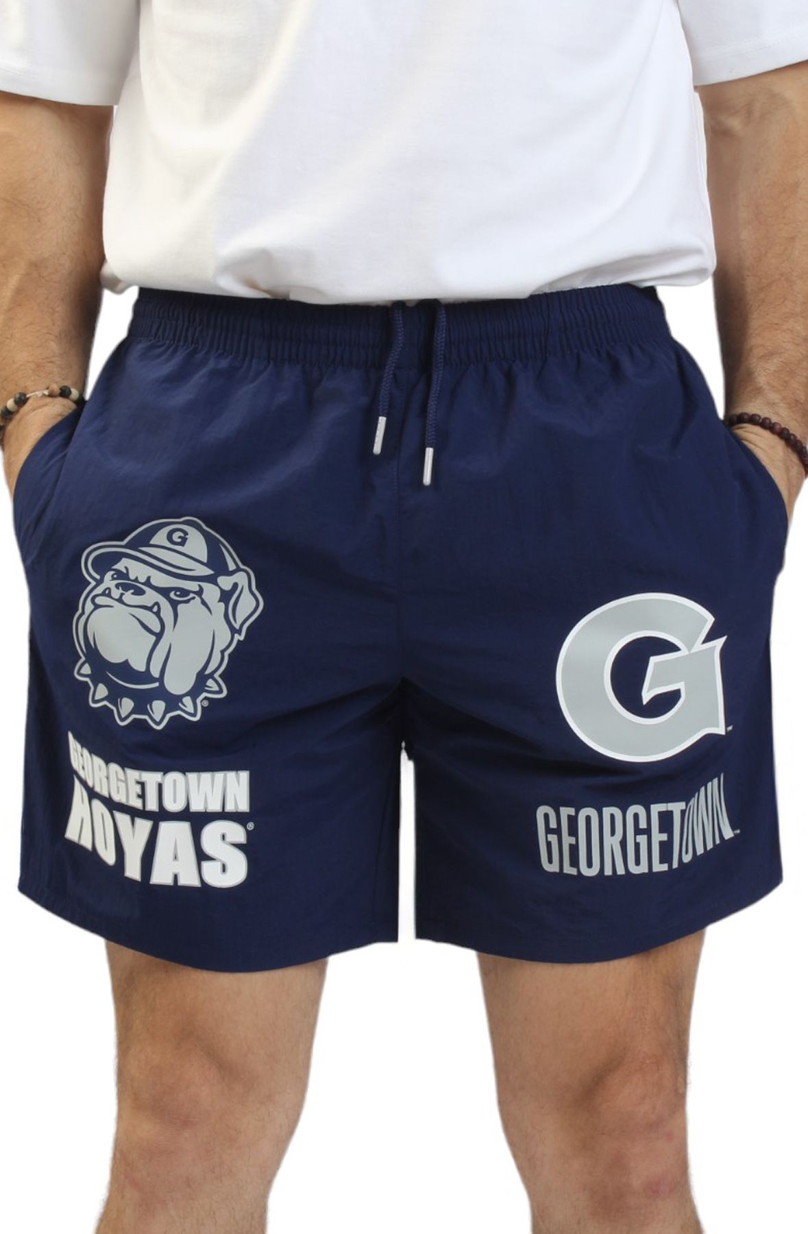 MITCHELL AND NESS Georgetown University NCAA Multi Hit Nylon