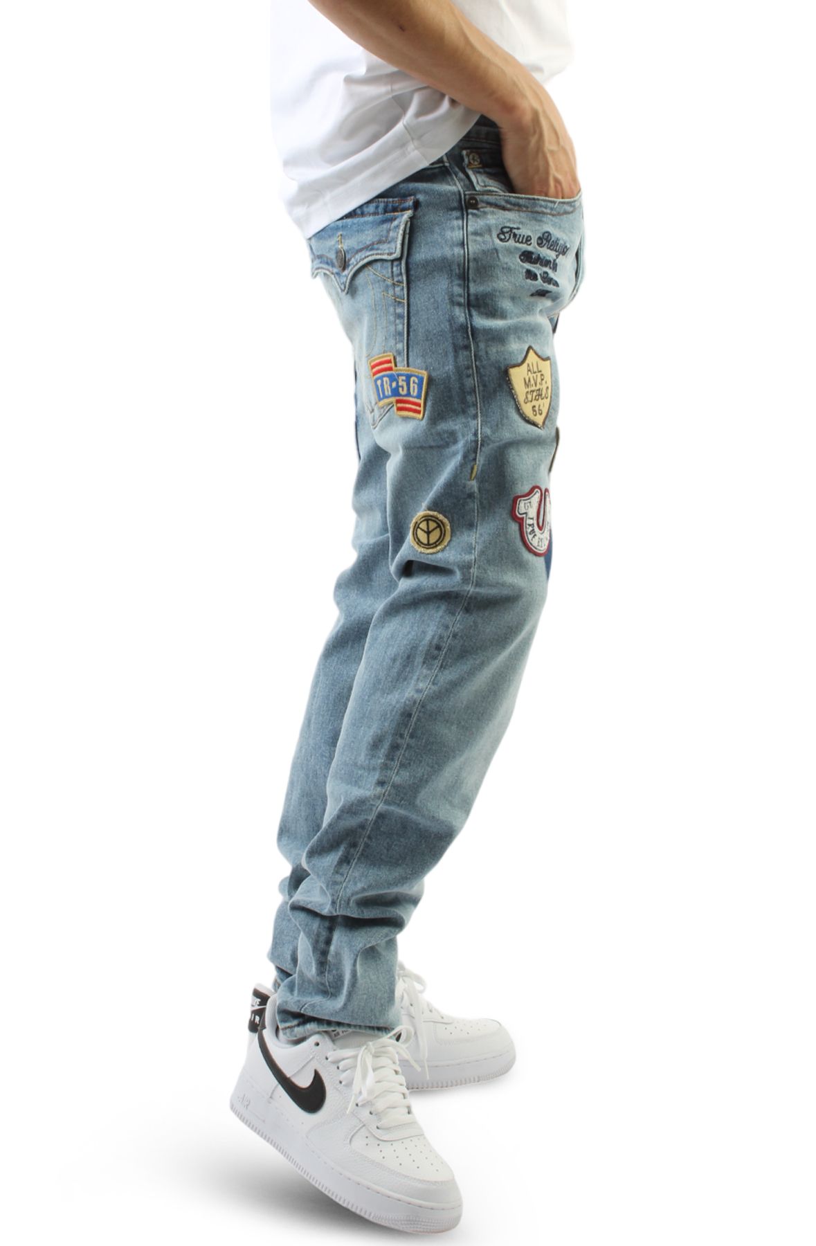 ROCCO PATCHES SKINNY JEAN 32