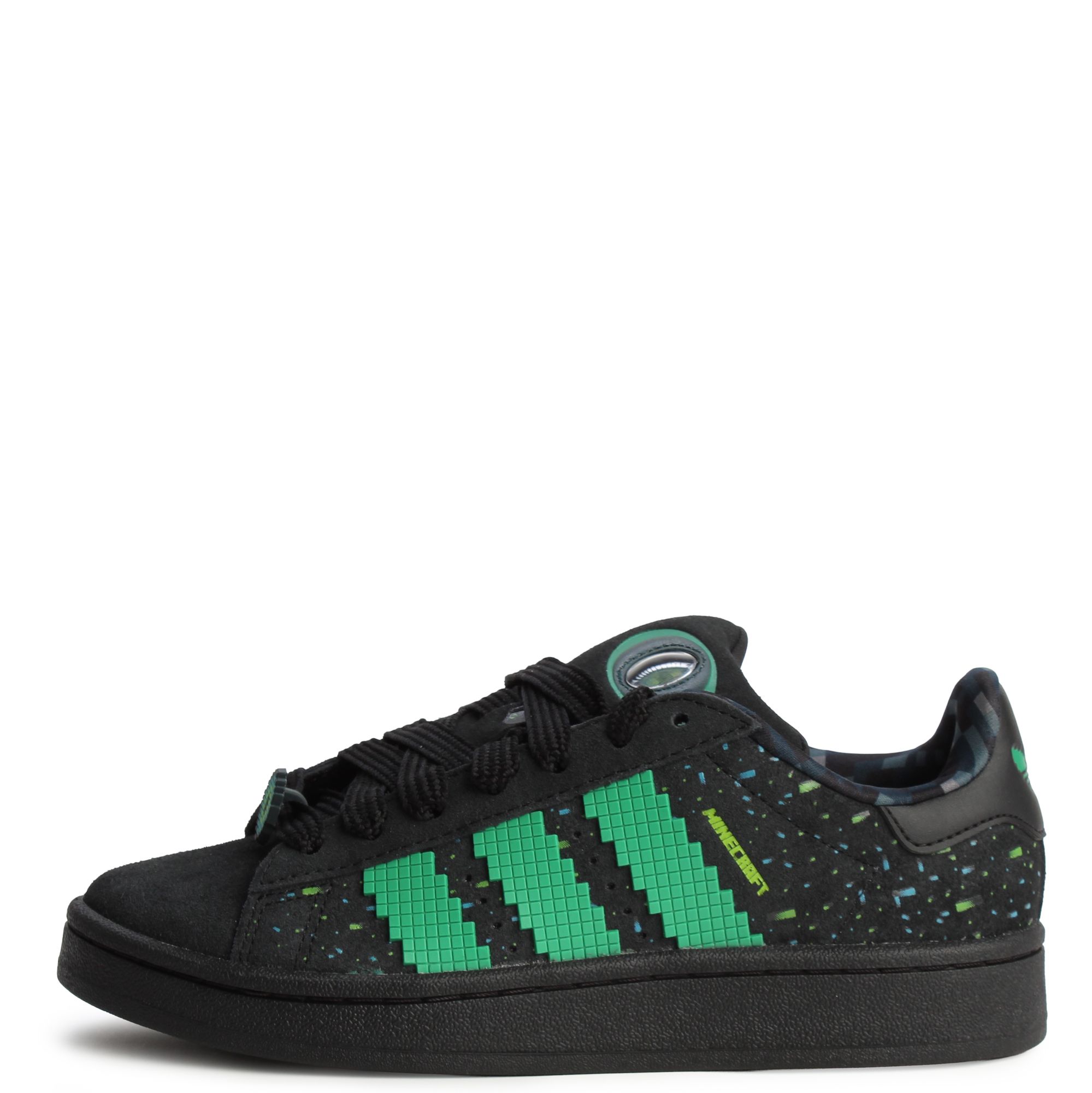 adidas Boys Originals x Minecraft Campus 00s - Shoes Semi Court Green/Semi Solar Green/Core Black Size 04.0