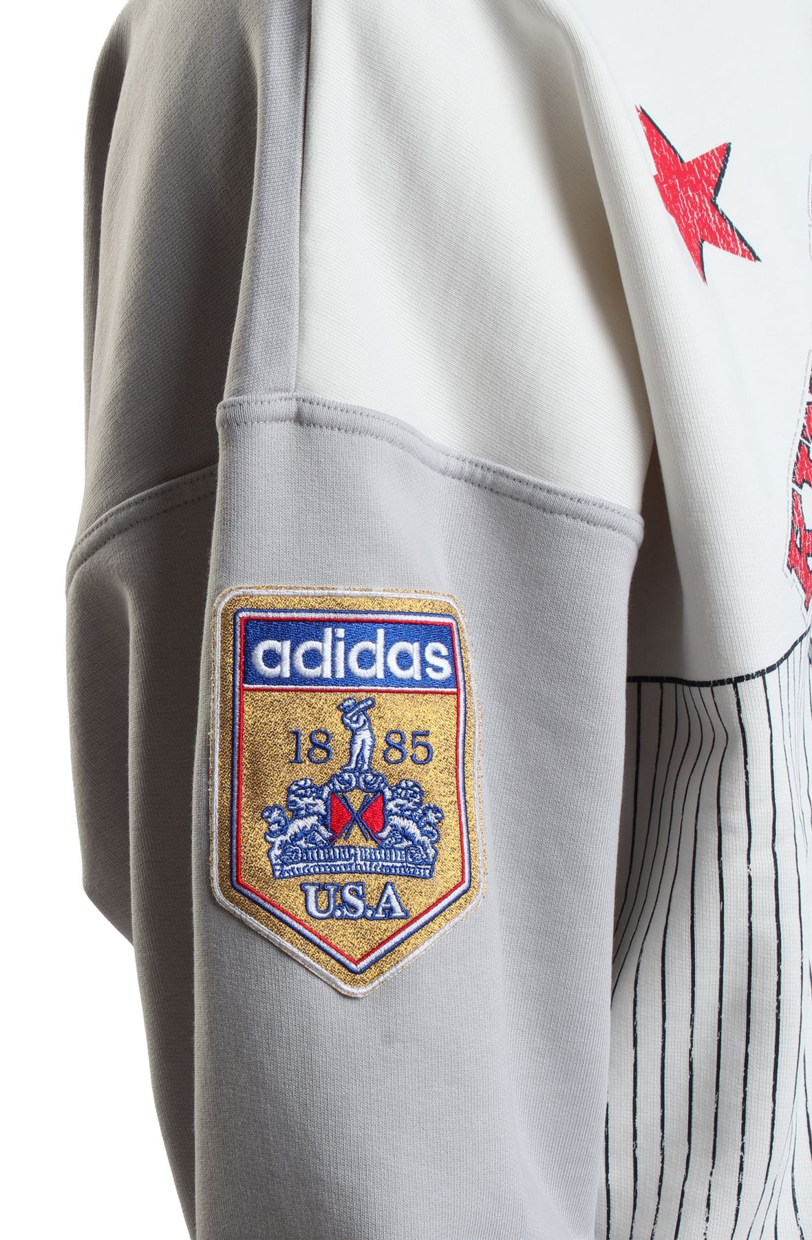 【ADIDAS ORIGINALS】Kingston Lions Baseball スウェット Vintage Adidas Sweater SIZE S Baseball Kingston Lions Best