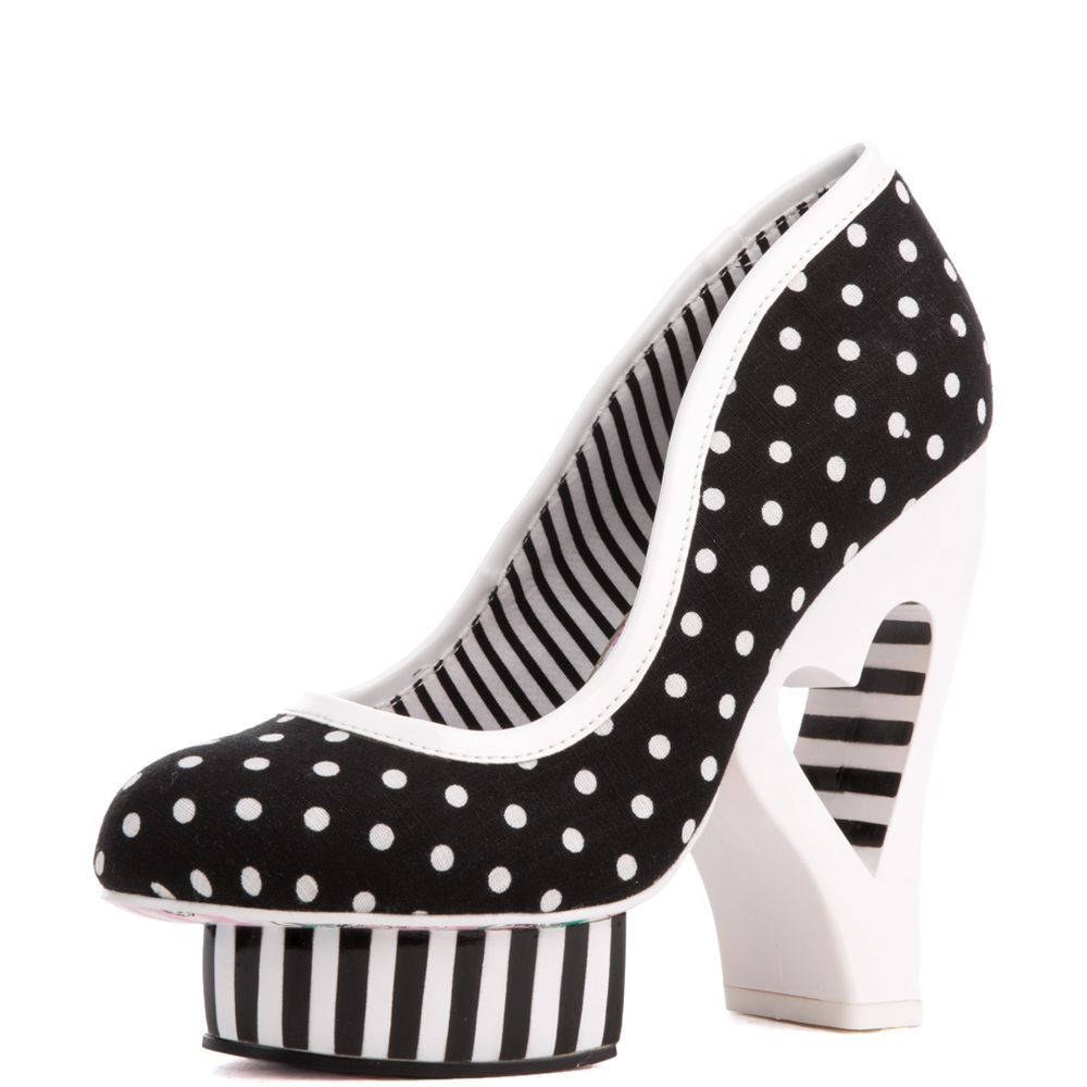 platform heels for women black