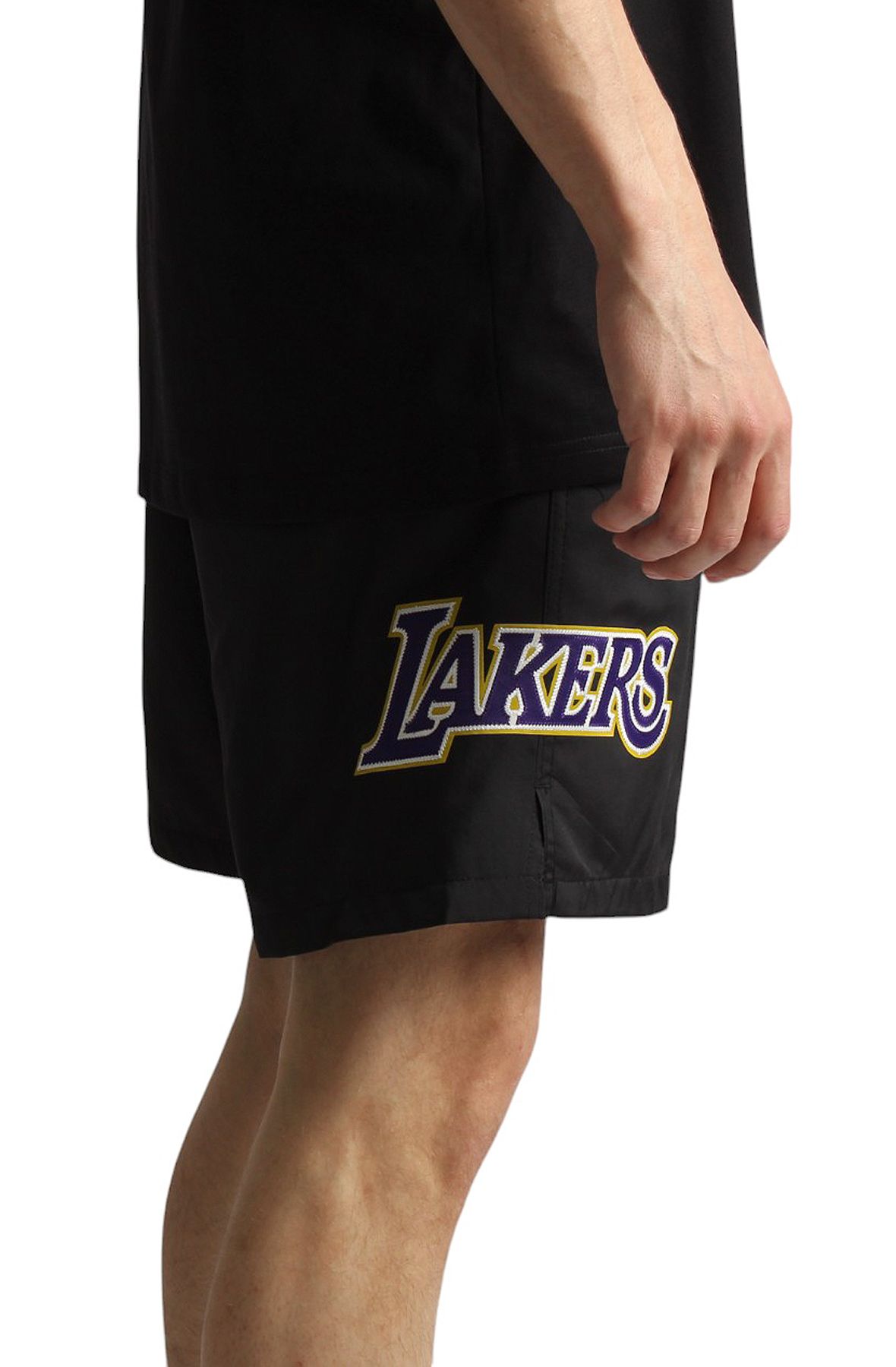 PRO STANDARD NBA Los Angeles Lakers Woven Shorts BLL357055-BLK
