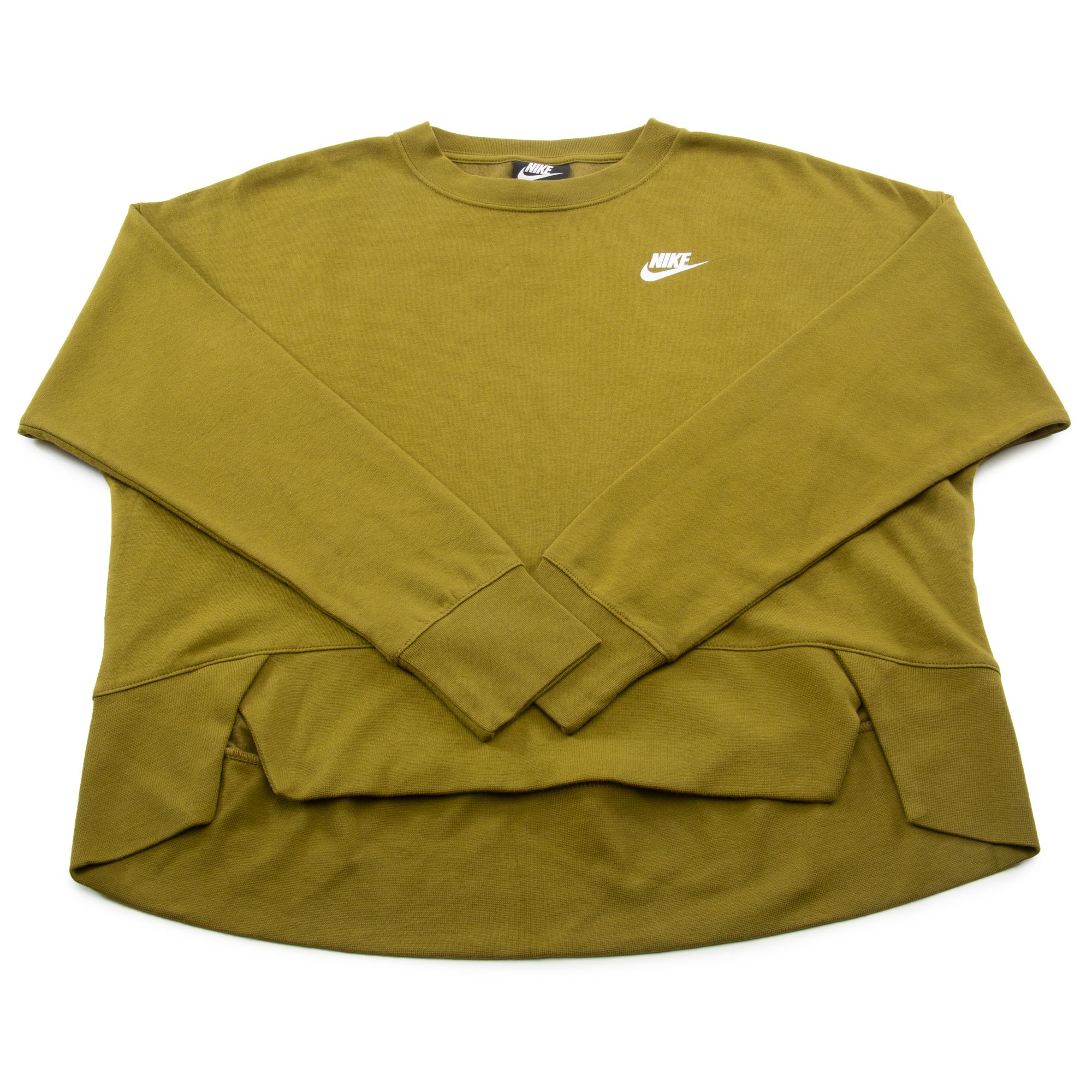 Nike olive green crewneck sweatshirt on sale