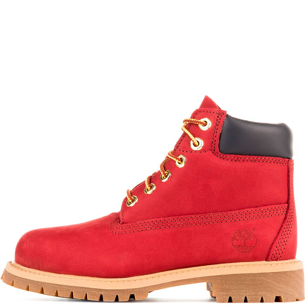 youth red timberland boots