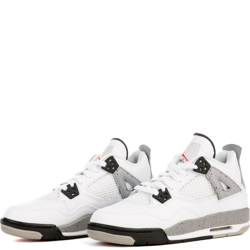 jordan 4 retro white fire red tech grey