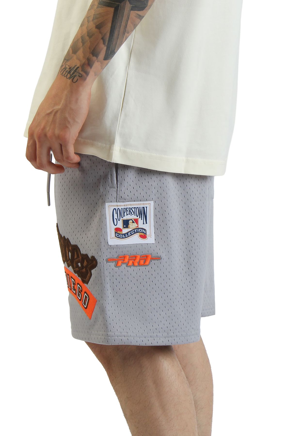 PRO STANDARD MLB San Diego Padres Shorts LSP3315217-GRY - Shiekh