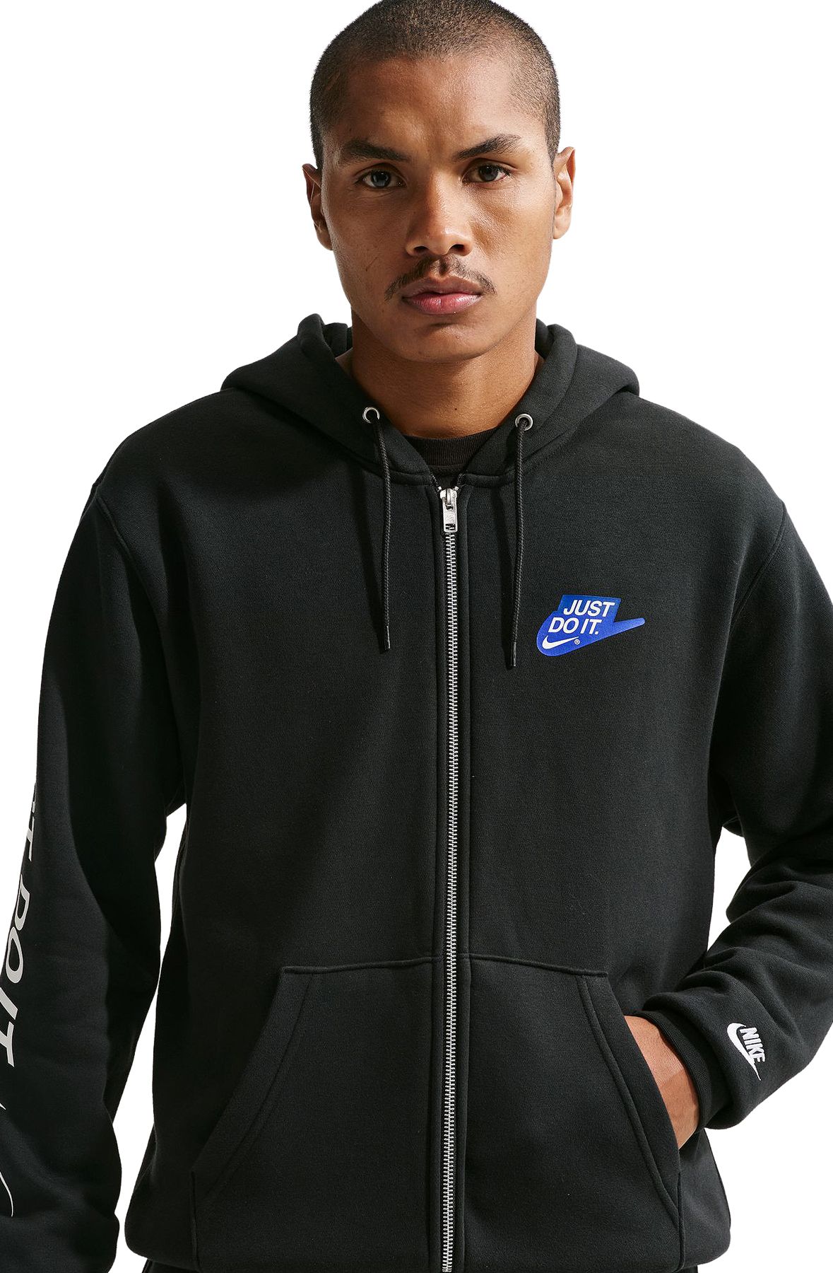 NIKE Sportswear Club Full-Zip Fleece Hoodie IO9616 010 - Shiekh