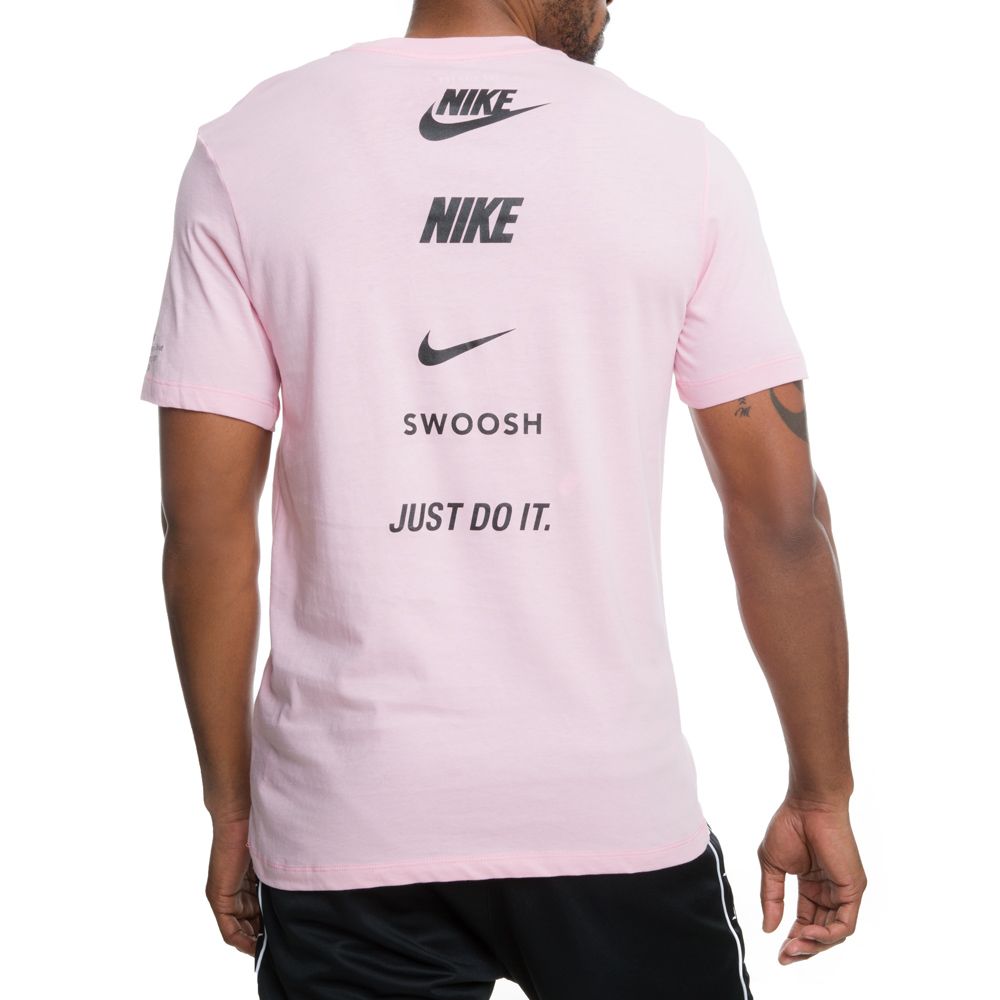 pink nike t shirt mens
