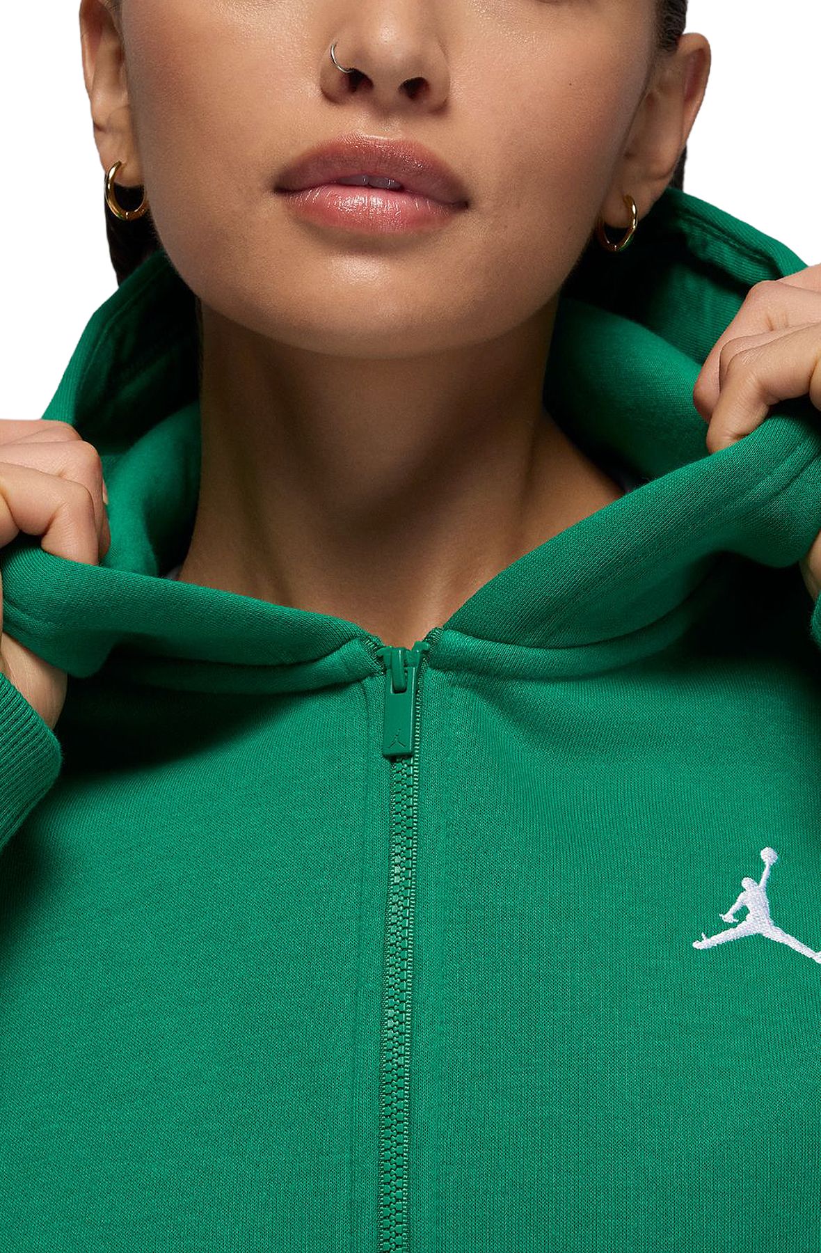 JORDAN Brooklyn Fleece Full-Zip Hoodie FV7167 365 - Shiekh