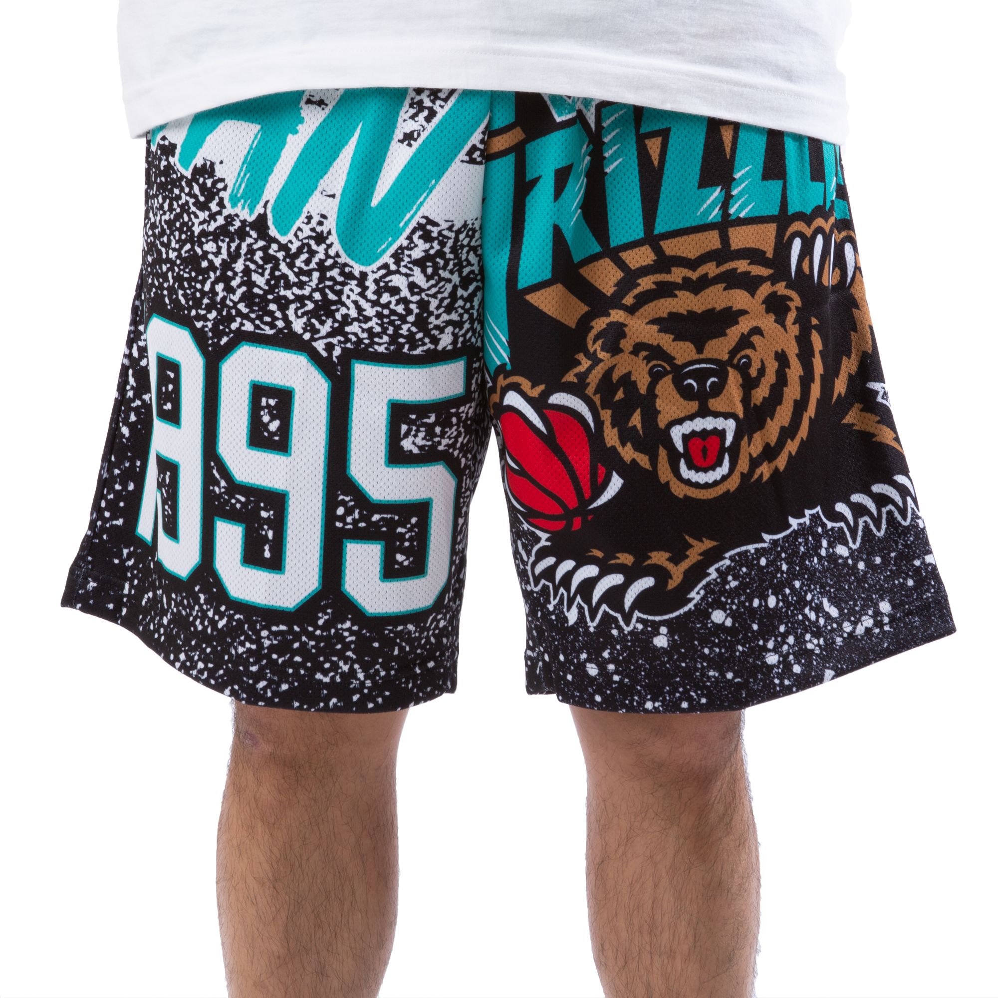 grizzlies shorts mitchell and ness