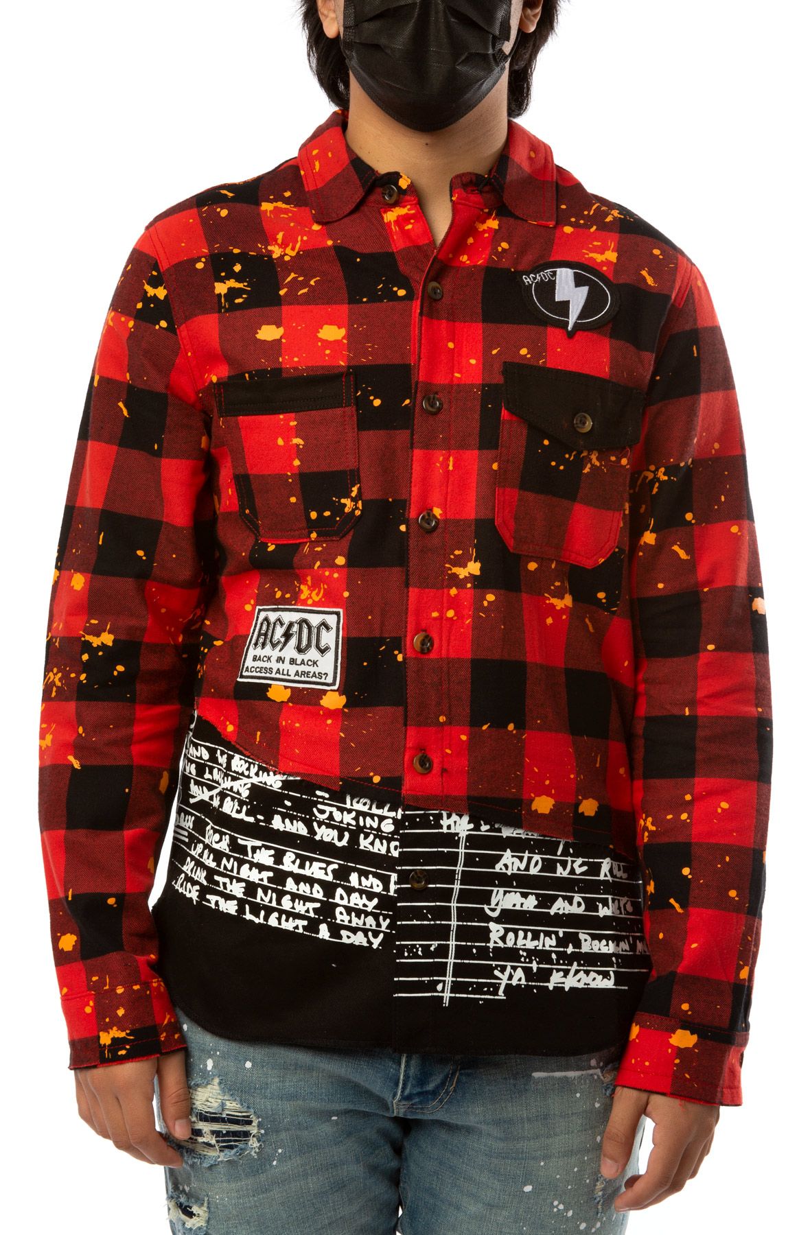 dc men's flannel shirts