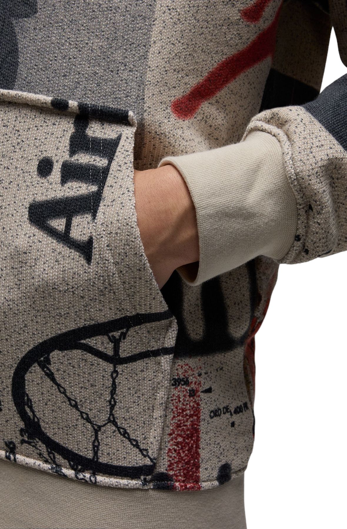 JORDAN Heritage Knit Pullover Hoodie FN6517 236 - Shiekh