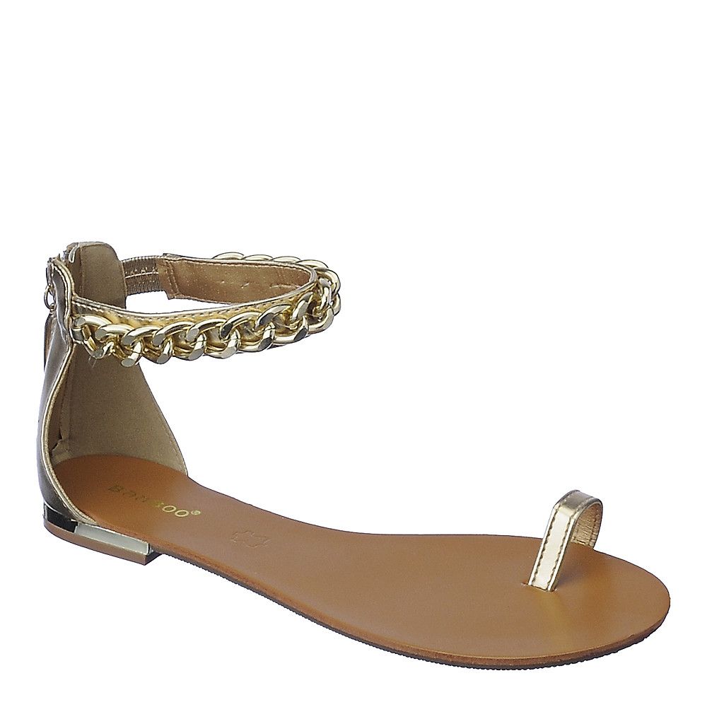 J P ORIGINAL Ambra-23 Flat Sandals JPM AMBRA-23/GLDMWP - Shiekh