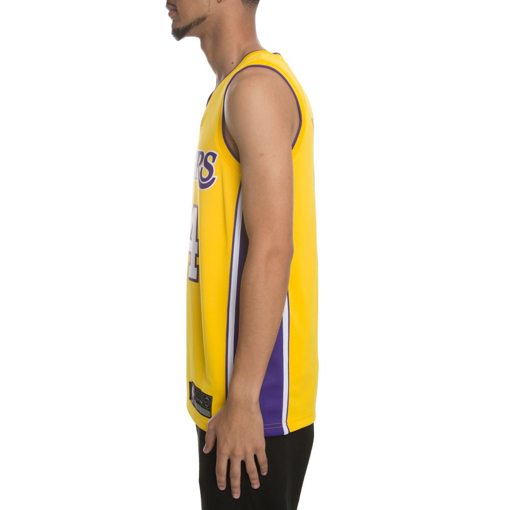 Nike 864423-729 Los Angeles Lakers Swingman Jersey - Yellow/Purple