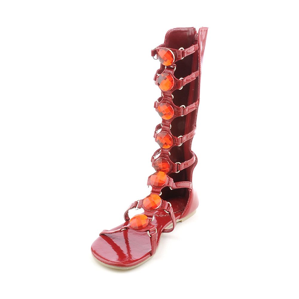 red diamond sandals