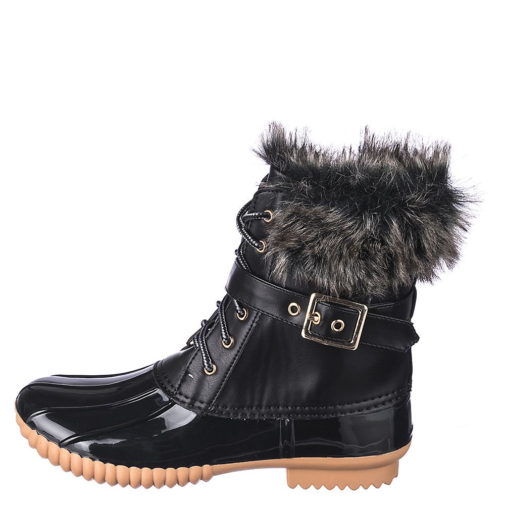 womens duck boots with fur