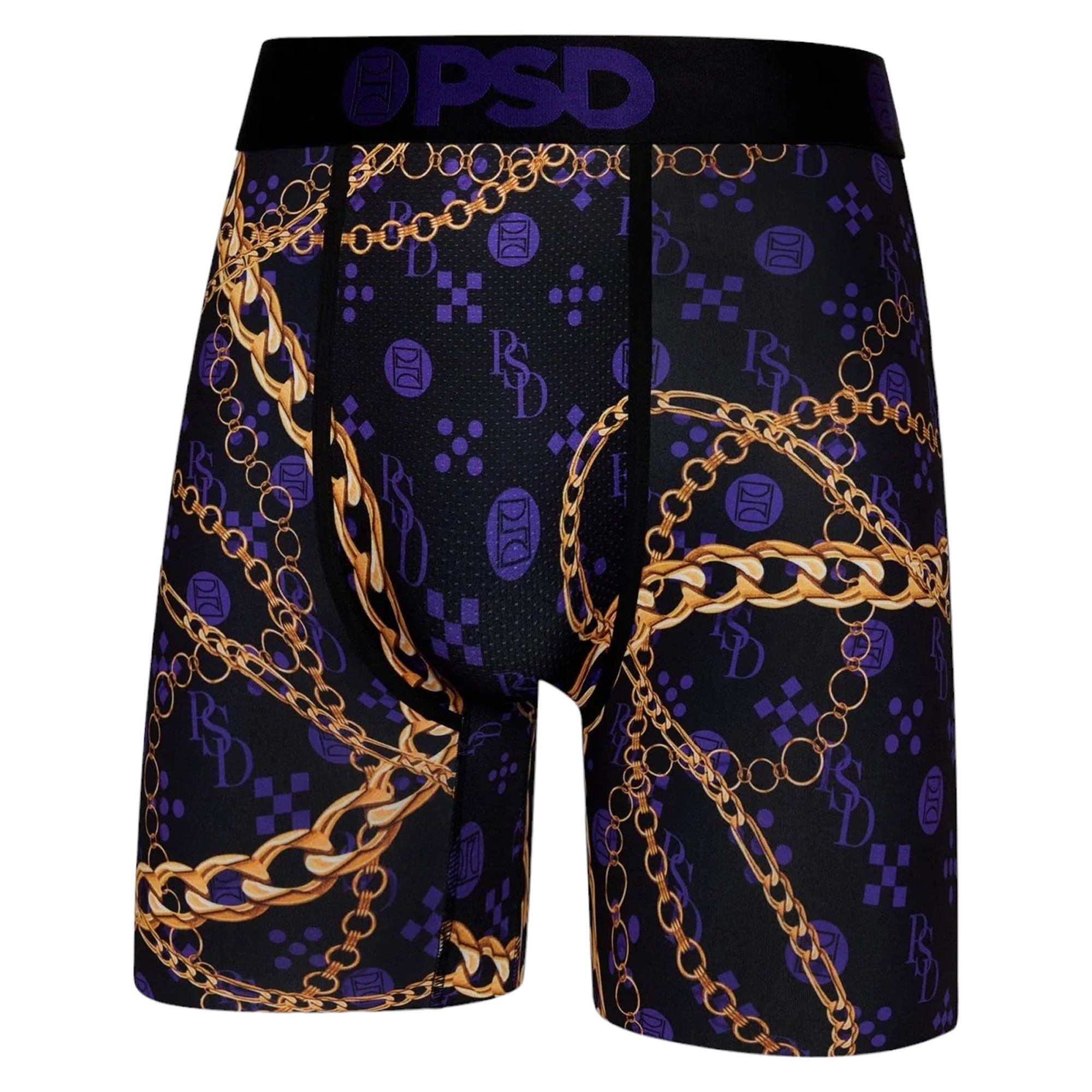 PSD Purp and Gold 3 Pack Boxer Briefs 423180164 - Shiekh