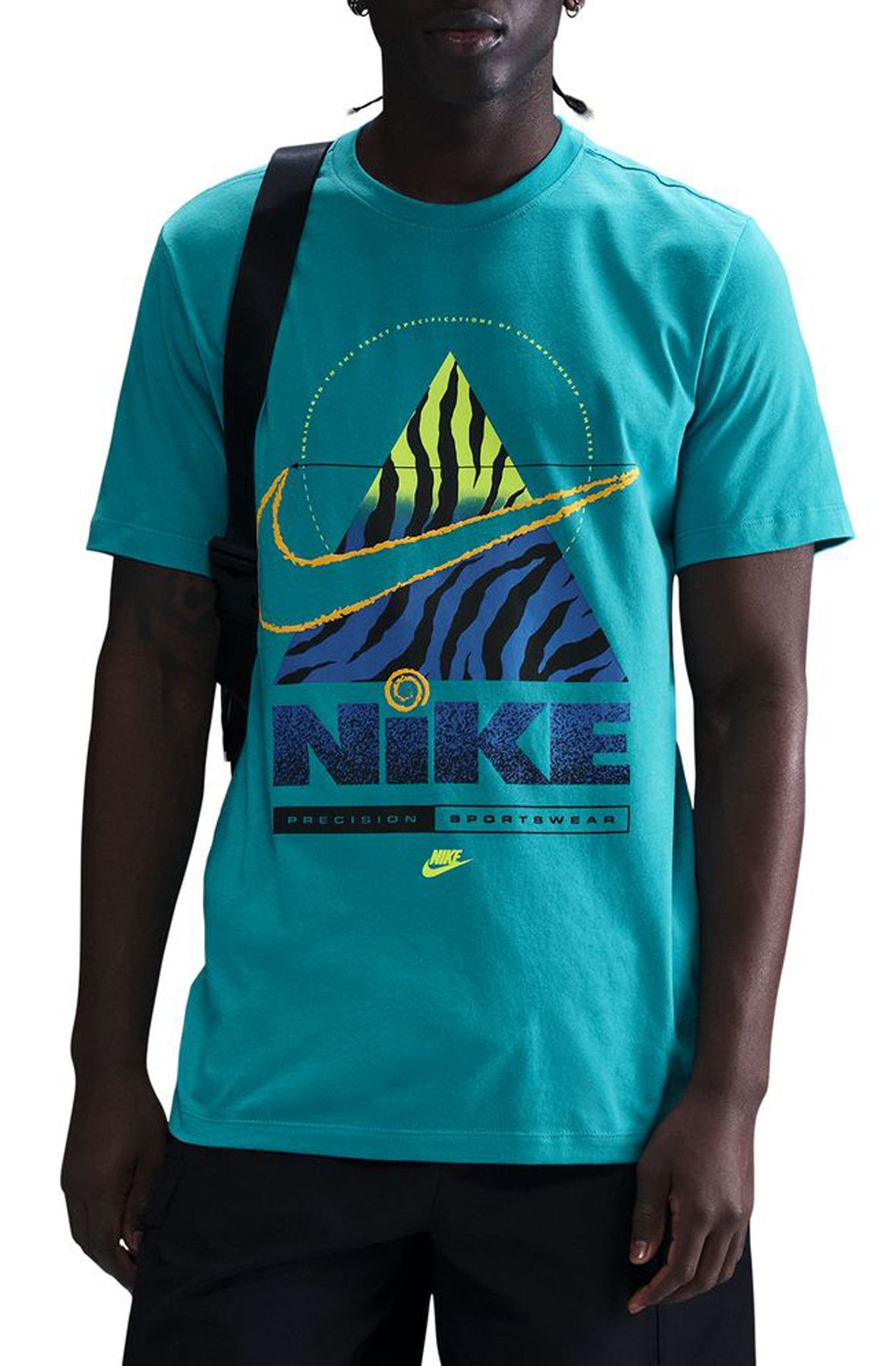 ★ Nike★ Sportswear Athletics T-Shirt M Black Dusty Cactus NIKE Sportswear T-Shirt HV9149 345 - Shiekh