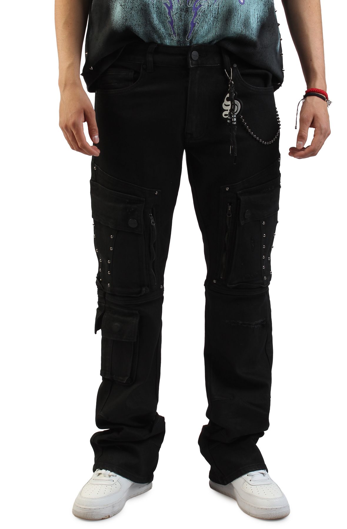 SMOKE RISE Glow Gang Jeans JP26S443SK-BLK - Shiekh