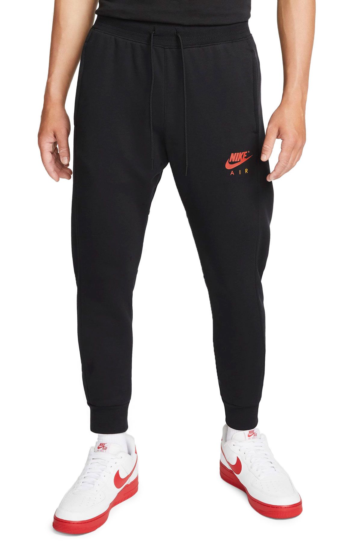 nike pants black and red