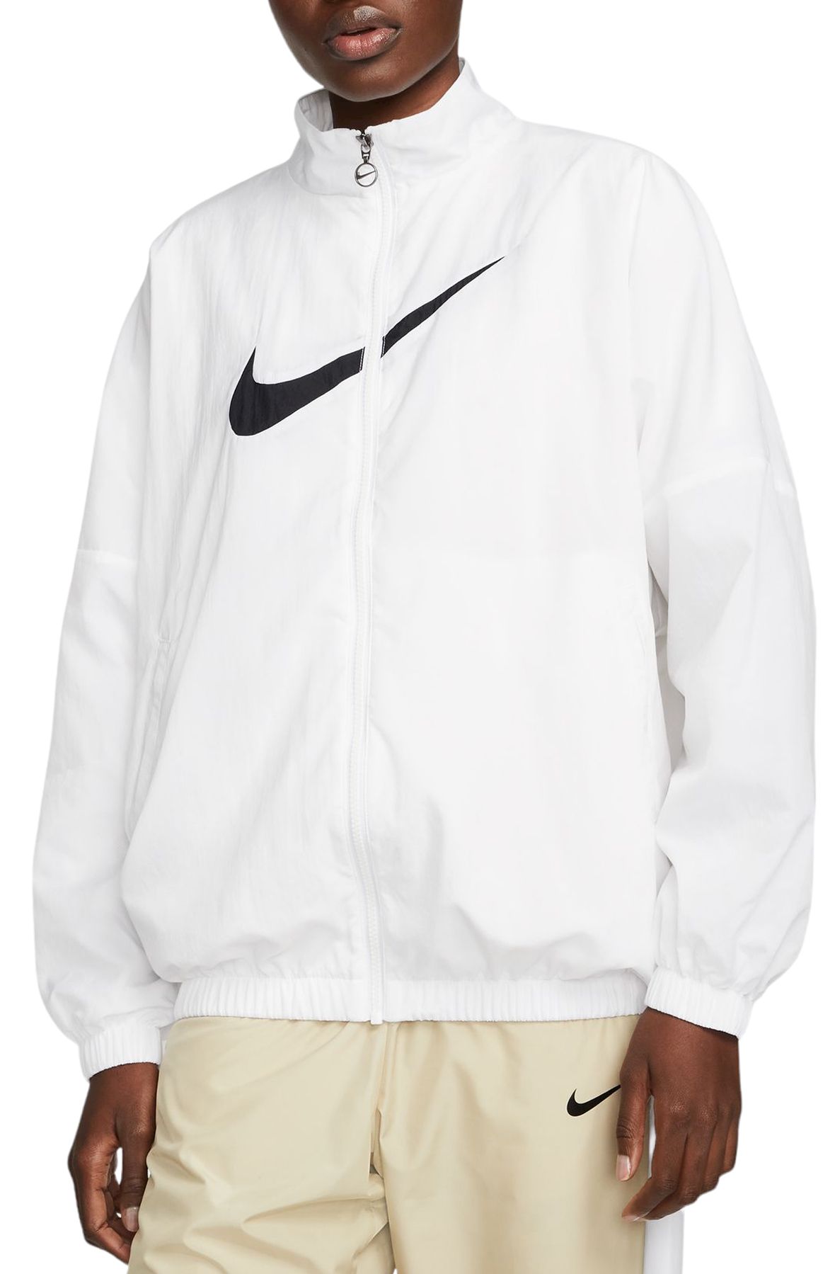 Nike Sportswear Women's Essential Woven Jacket Black / White