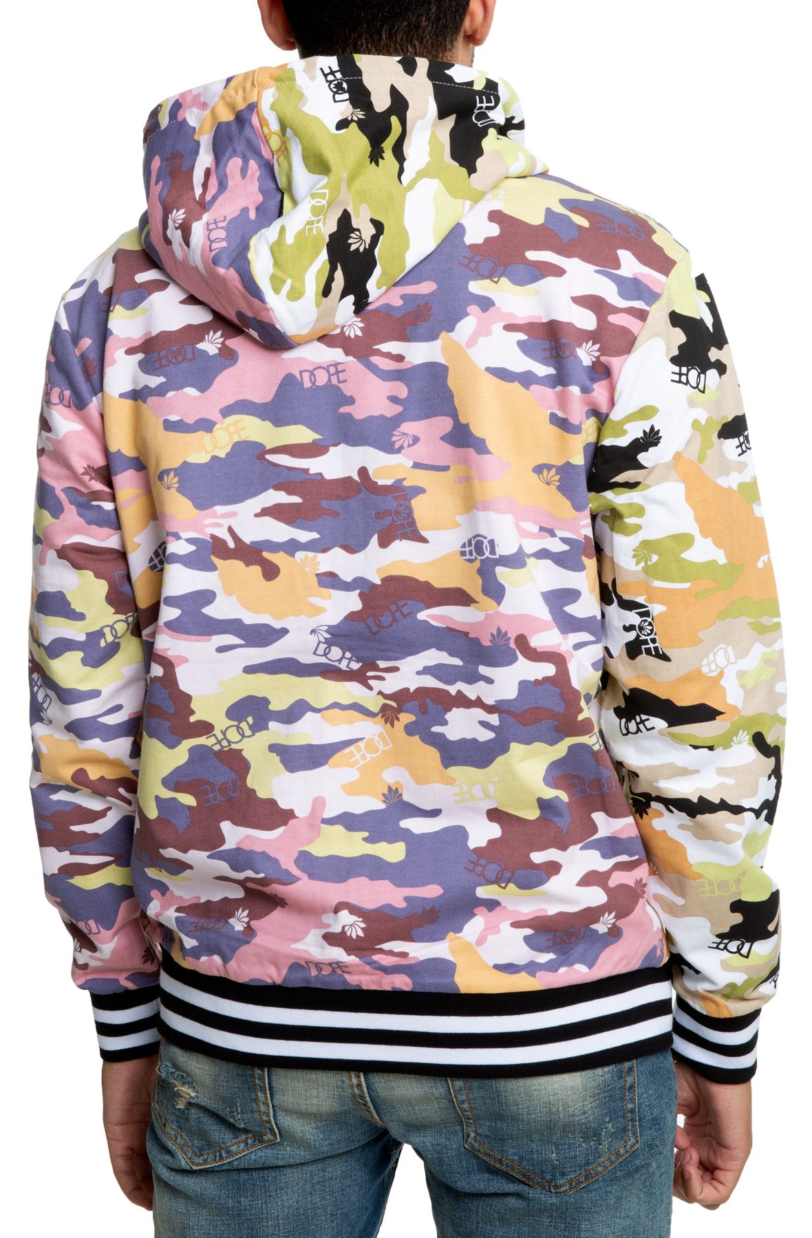 cheap color block hoodie