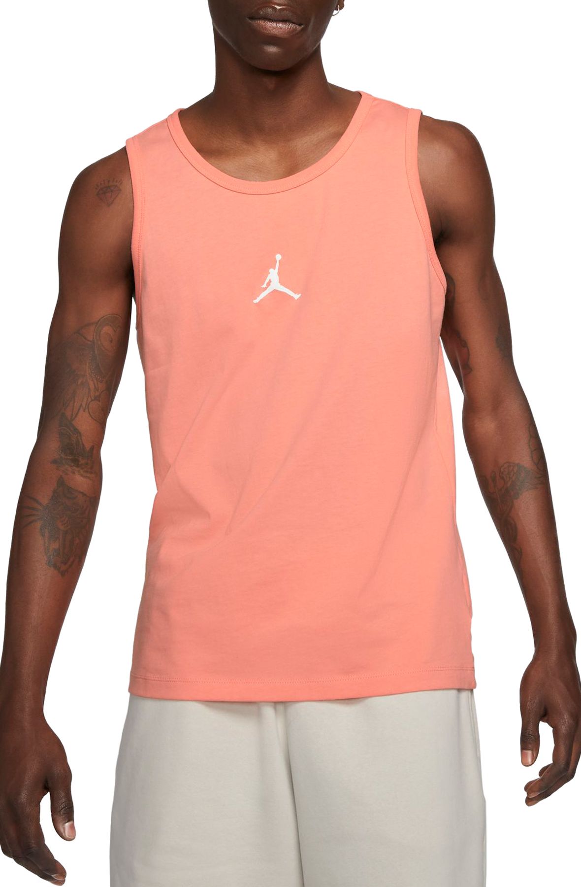 Nike Jordan Buzzer Beater Men's Basketball Tank White/Black Size