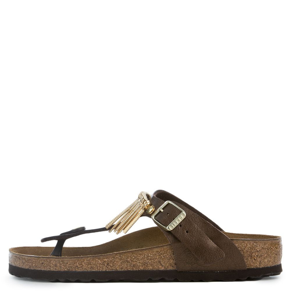 BIRKENSTOCK Women's Gizeh Fringe Sandal 745431 Shiekh