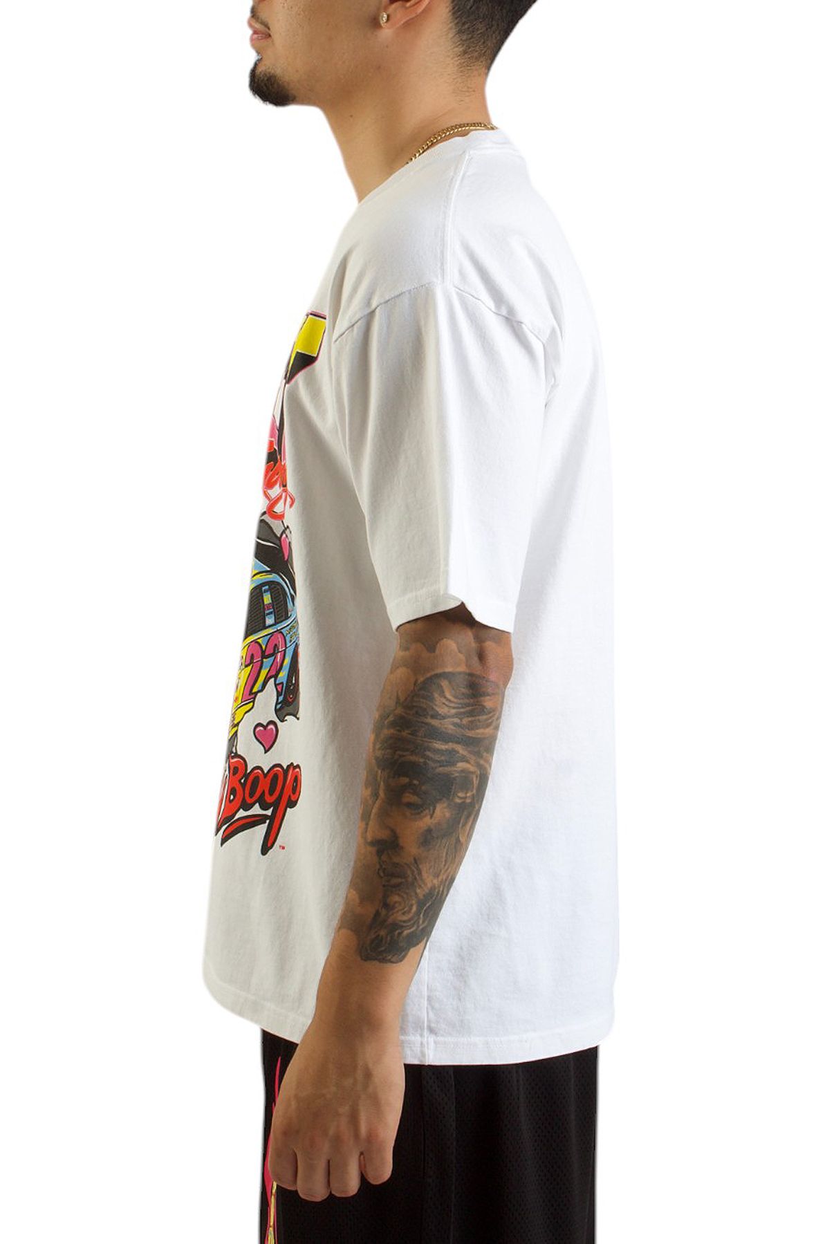 ◇LENINA◇ BETTY city print Tshirt_WHITE Graphic Tees - Darling Betty's