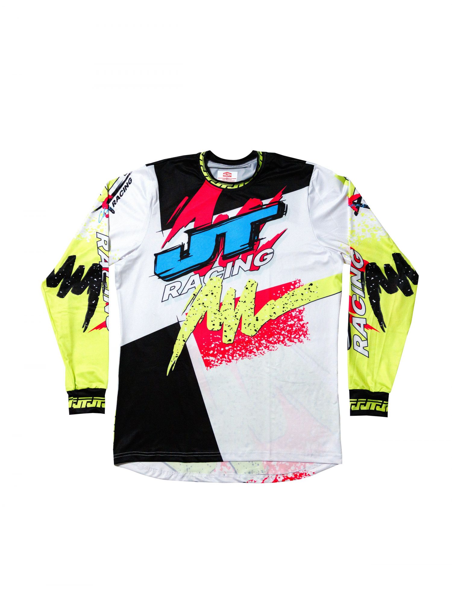 JT RACING 90s Swash Paint Jersey (, Pink, Blue) JTR-9AA40E