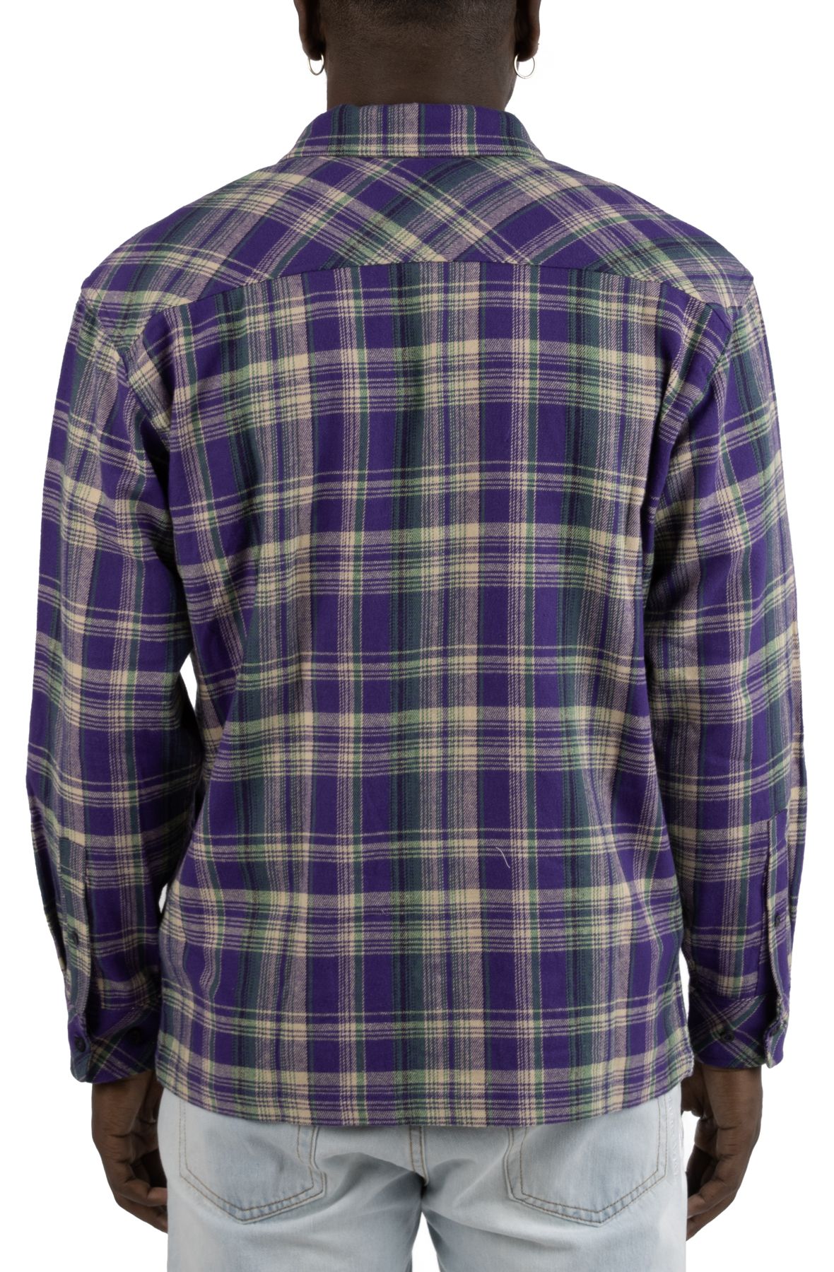 HUF Banks Flannel BU00174-PURPL - Shiekh