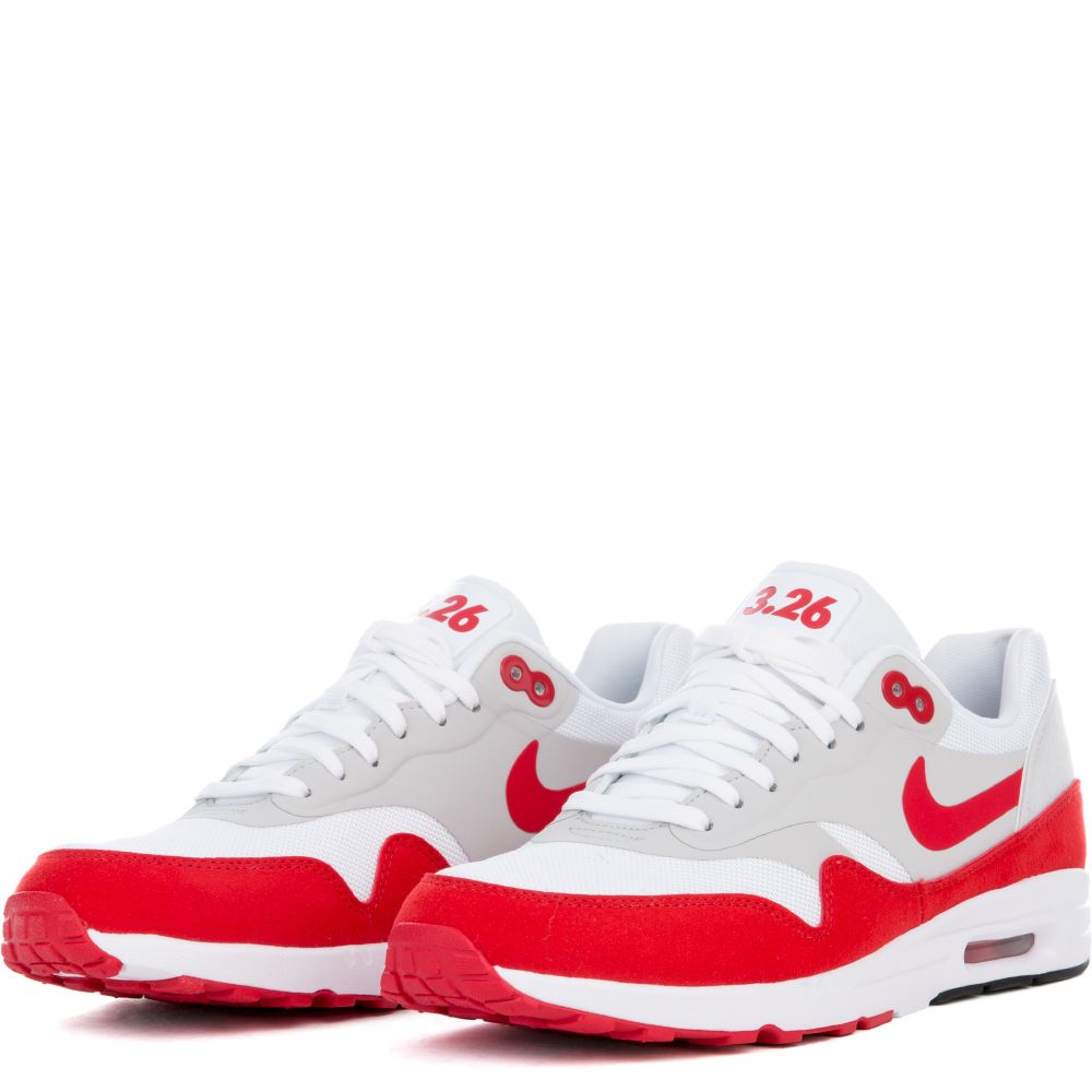 red and gray nike air max