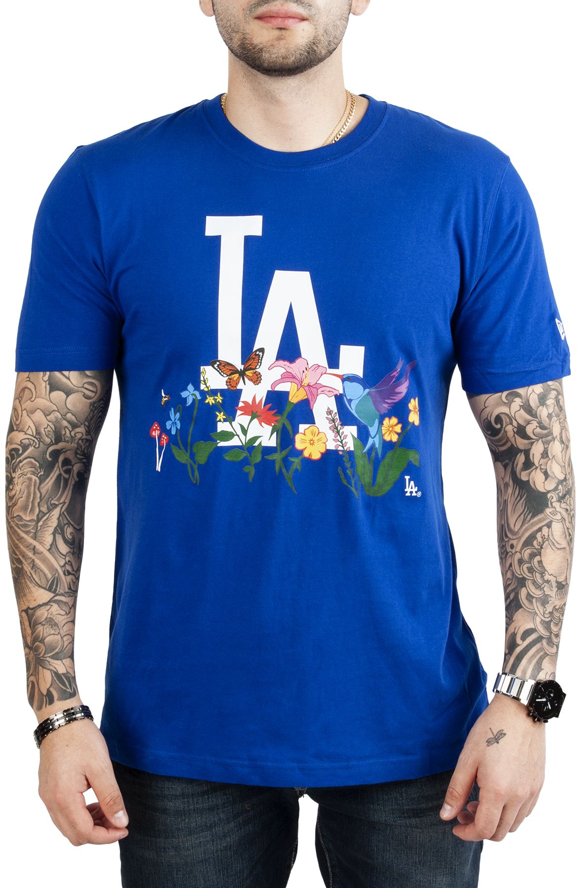 New Era Los Angeles Dodgers Women's Blue Historic Champs T-Shirt