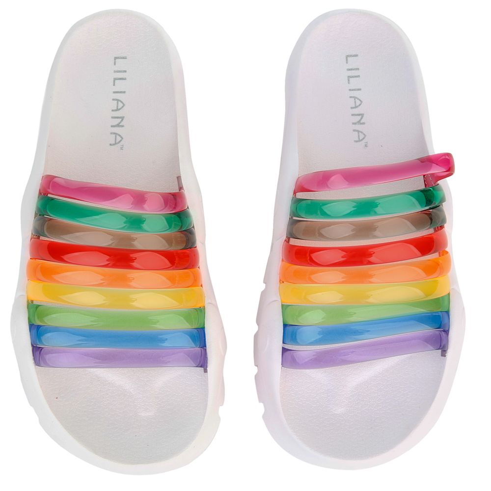 puma slides rainbow