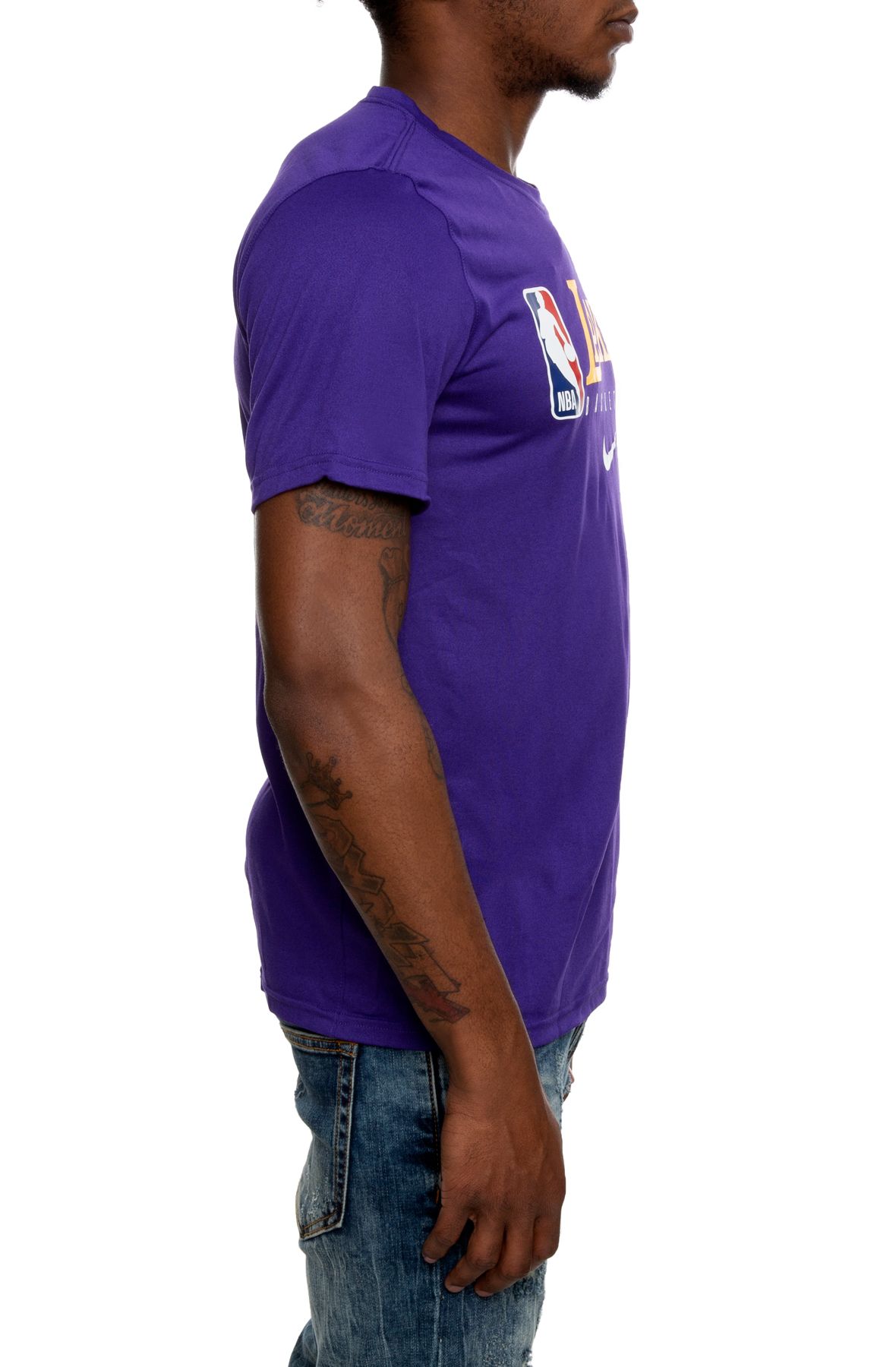 Nike Los Angeles Lakers Dri-FIT NBA TEE Purple - COURT PURPLE