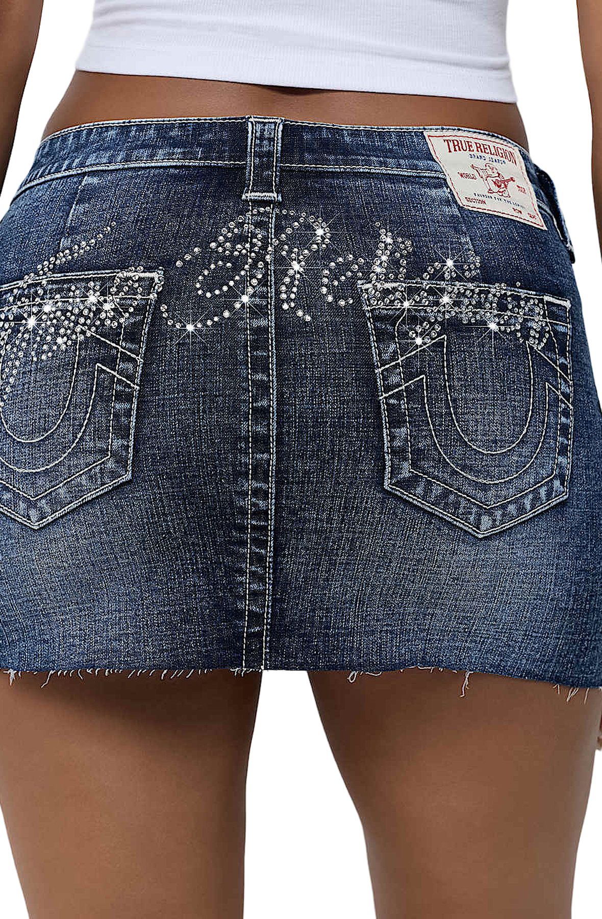 TRUE RELIGION crystal sadie mini skirt 210709-JPTD - Shiekh