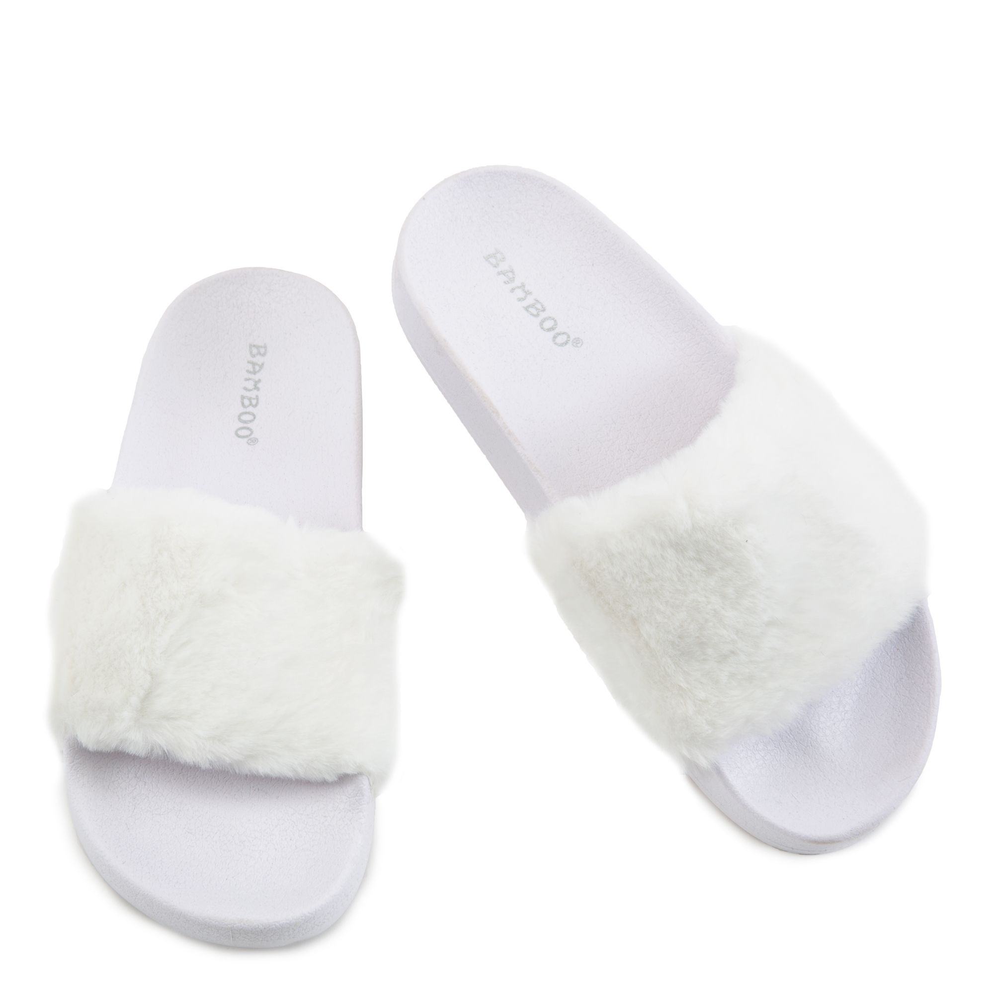 carvela fur sliders