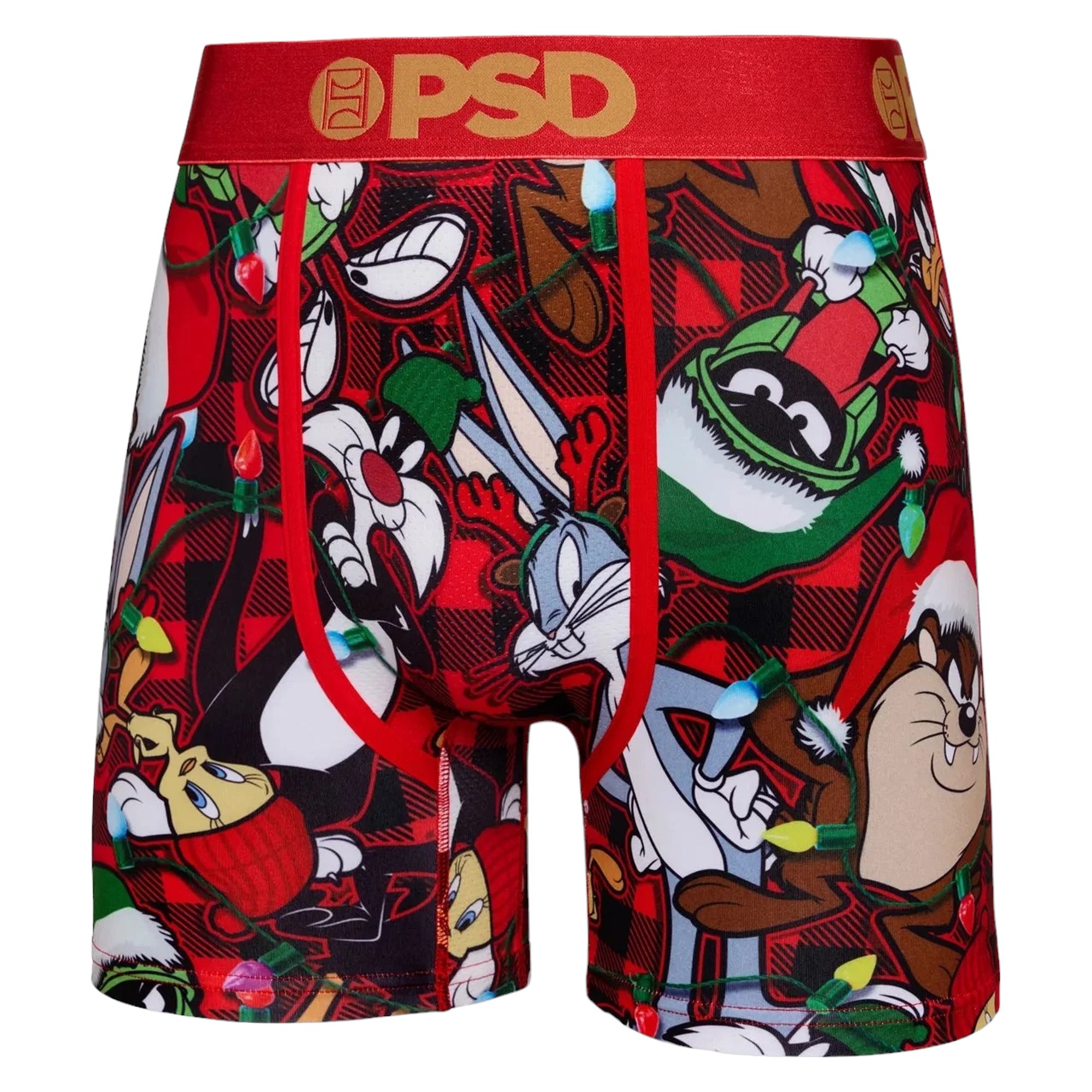PSD Women's Looney Christmas Boy Shorts, Multi, XL